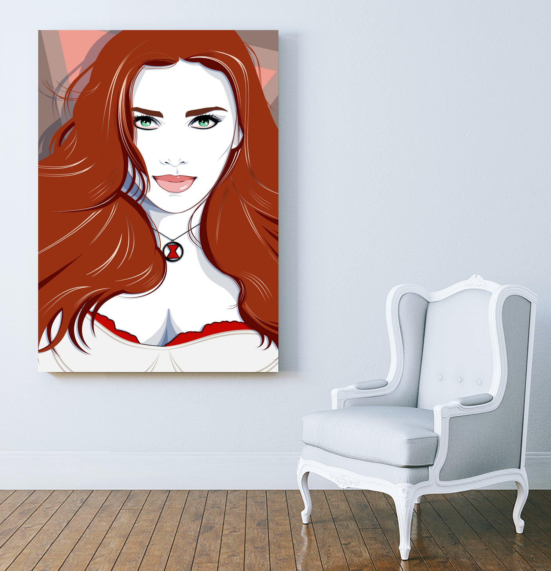 WIDOWMAKER by Ron Santiano on GIANT ART - orange digital drawing