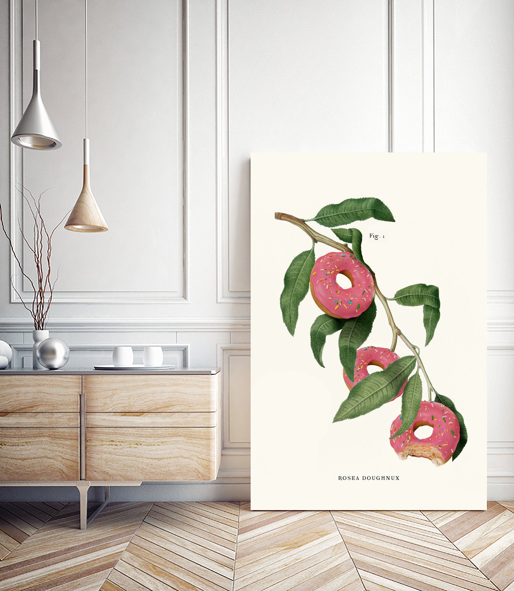 Donut Plant by Jonas Loose on GIANT ART - pink digital drawing