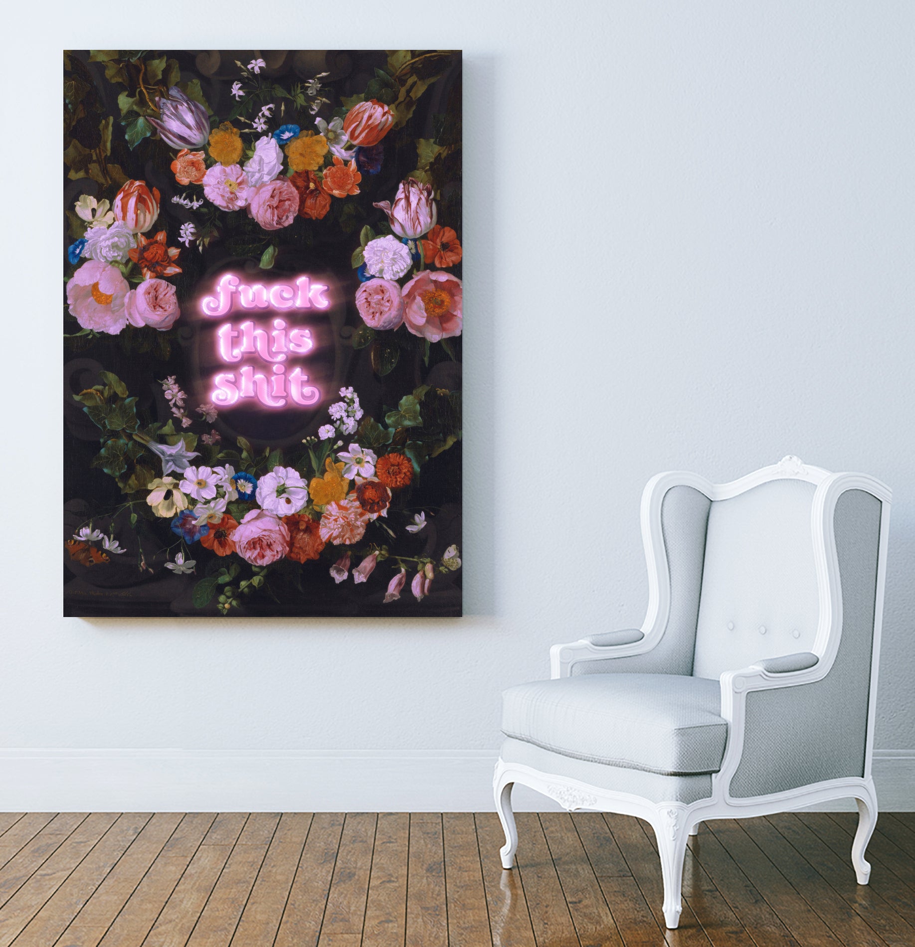 Fuck This Shit by Jonas Loose on GIANT ART - pink digital painting