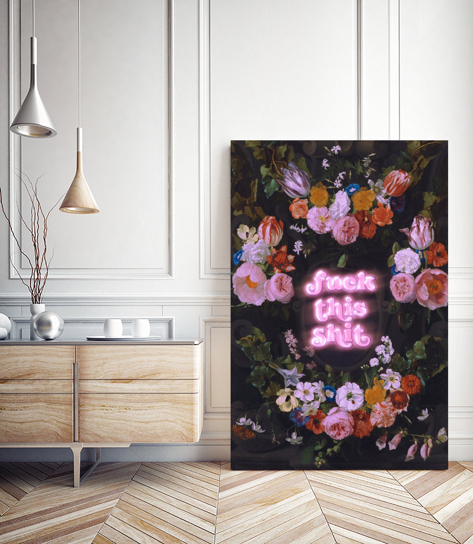 Fuck This Shit by Jonas Loose on GIANT ART - pink digital painting