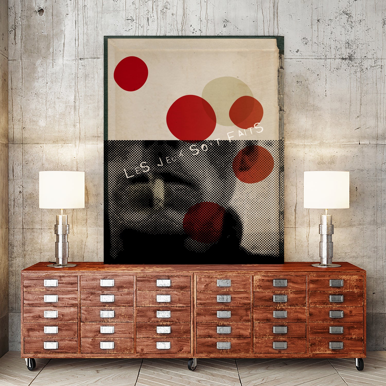 Les Jeux Sont Faits by Aimer Heinz on GIANT ART - red photo illustration