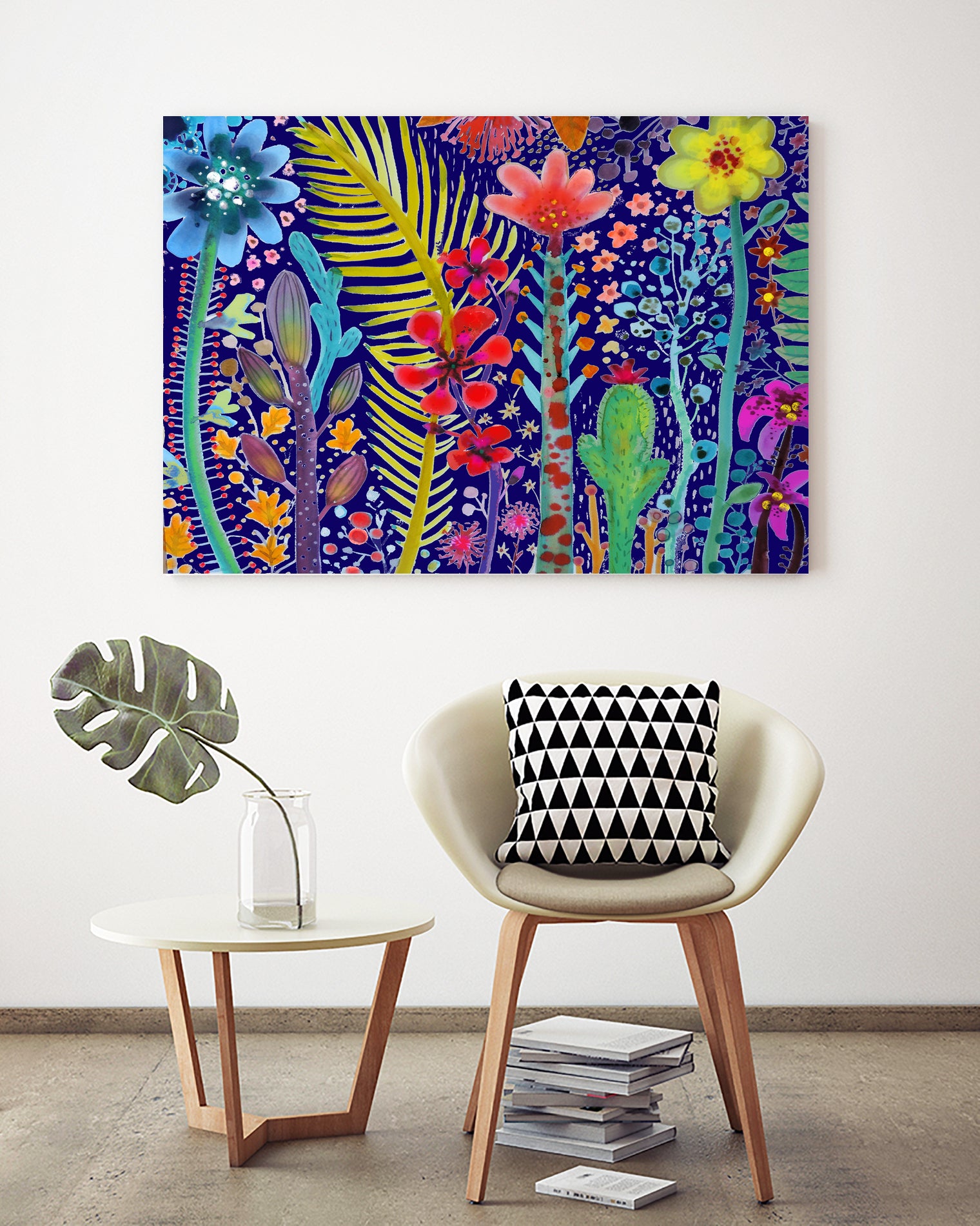 in the mighty jungle by sylvie demers on GIANT ART - blue digital painting