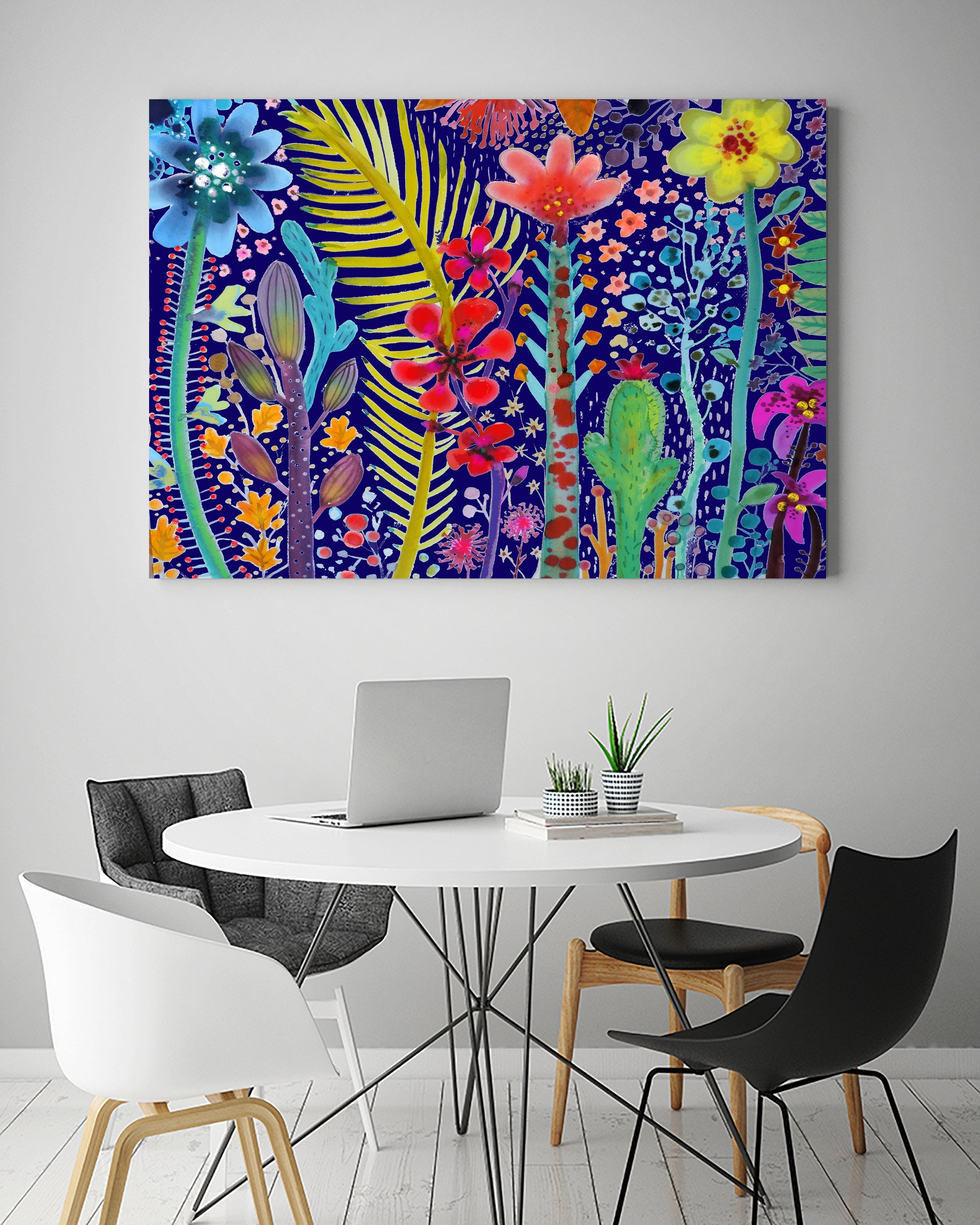 in the mighty jungle by sylvie demers on GIANT ART - blue digital painting