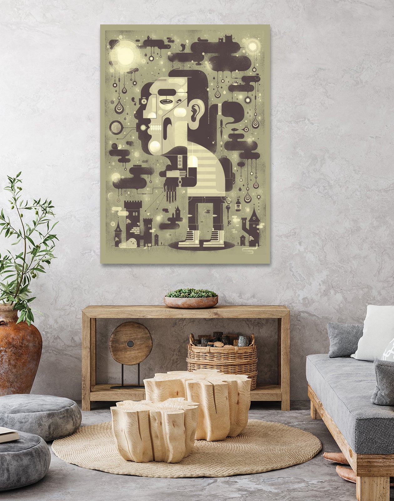 Microcosmos by Graham Erwin on GIANT ART - vector illustration