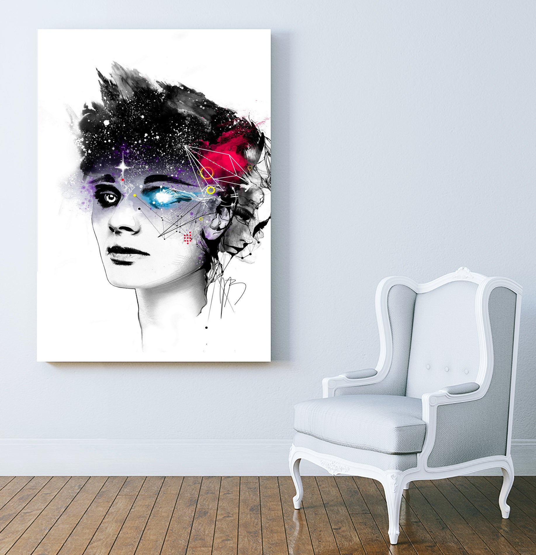 Tachyon by Jason Beasley on GIANT ART - fuchsia photo manipulation