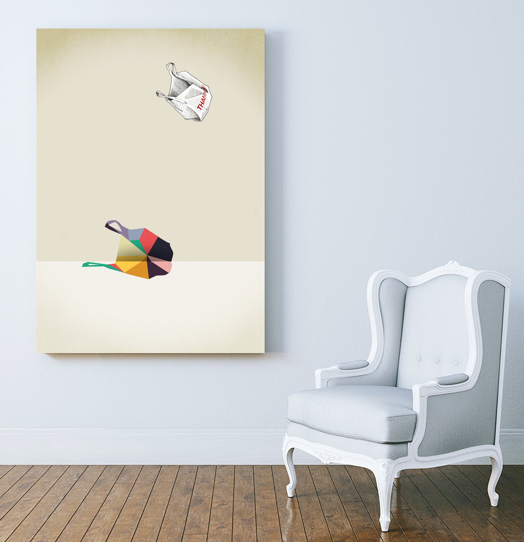 Walking Shadow, Thanks by Jason Ratliff on GIANT ART - white digital drawing