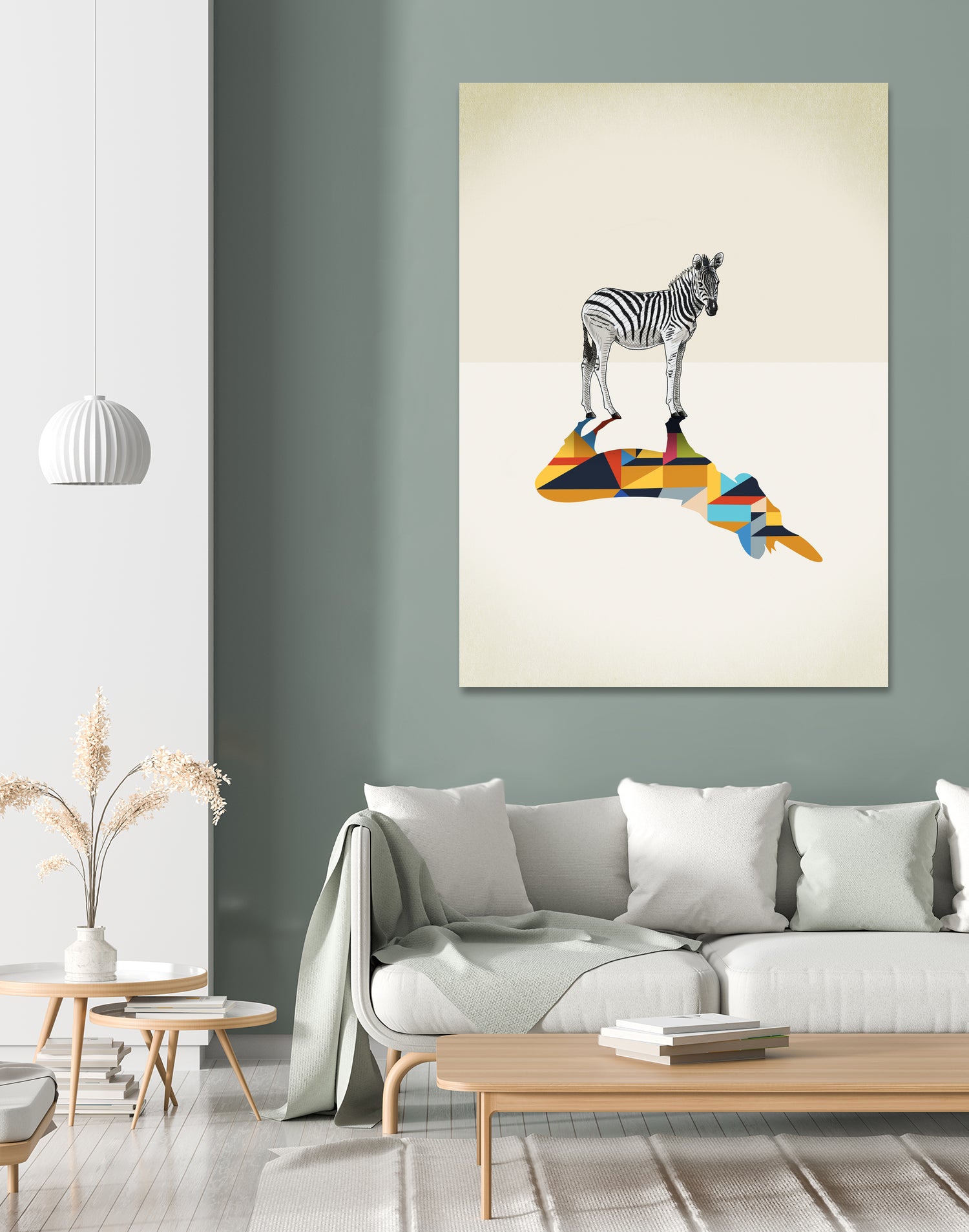 Walking Shadow, Zebra by Jason Ratliff on GIANT ART - photo illustration