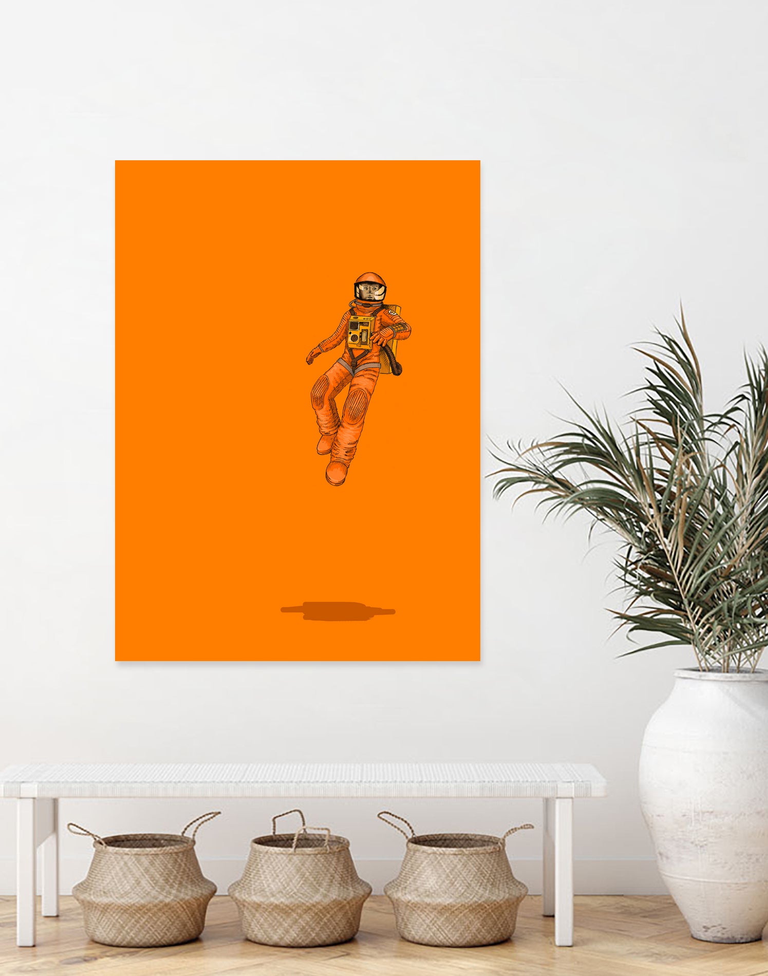 Float - Out in space by Jason Ratliff on GIANT ART - orange digital painting