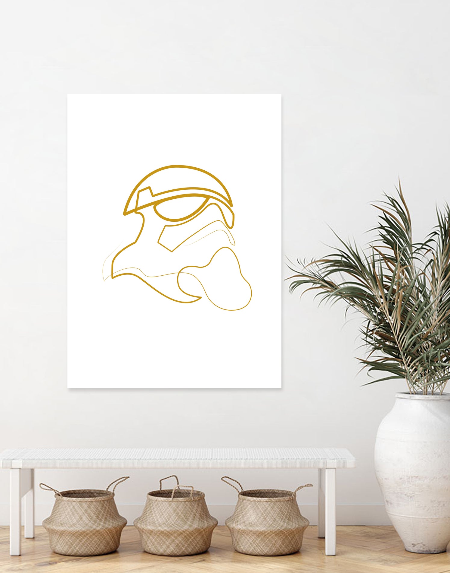 Gold trooper 1-01 by Christophe Louis on GIANT ART - yellow digital drawing
