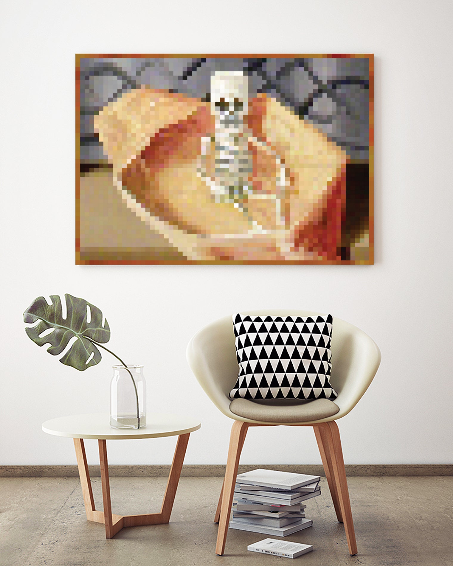 Minecraft Painting Mortal Coil by Javier Arrarte on GIANT ART - black game design