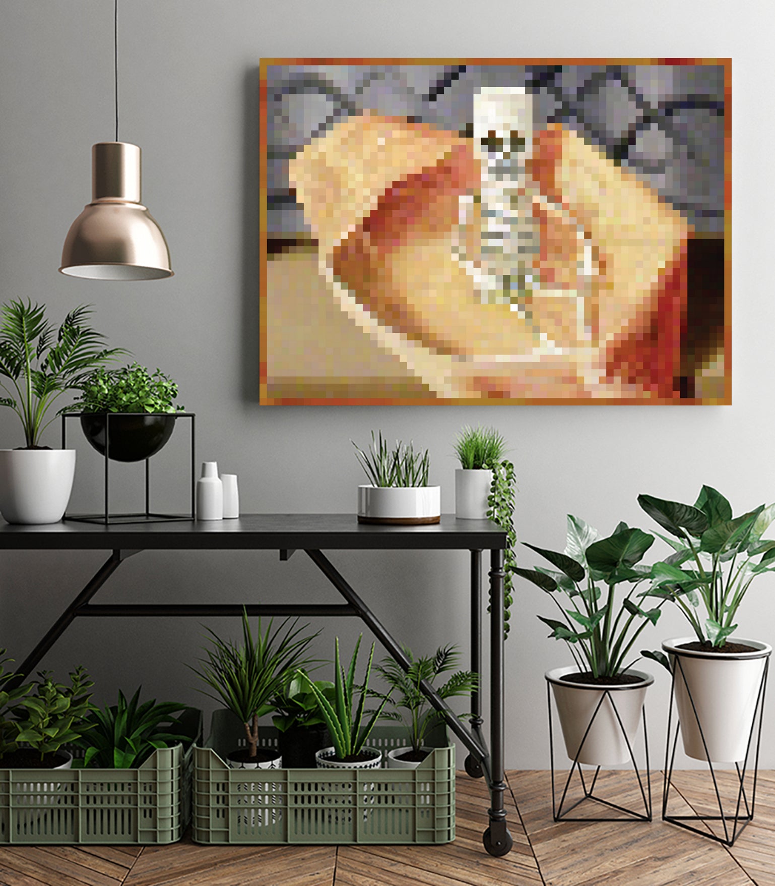 Minecraft Painting Mortal Coil by Javier Arrarte on GIANT ART - black game design