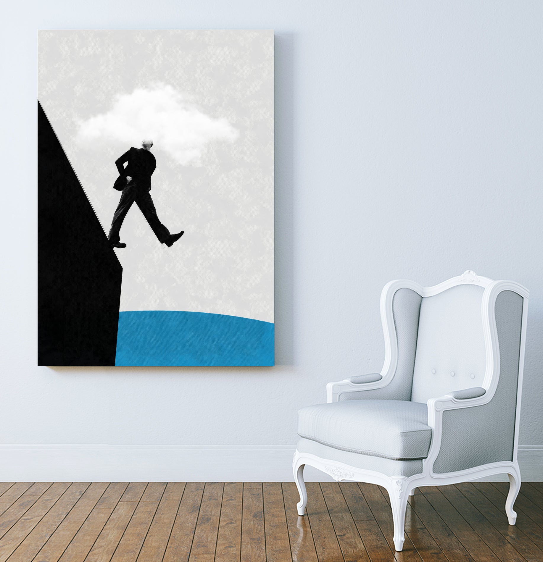 At the edge of the unknown ... by Menelaos Trompoukis on GIANT ART - gray digital painting