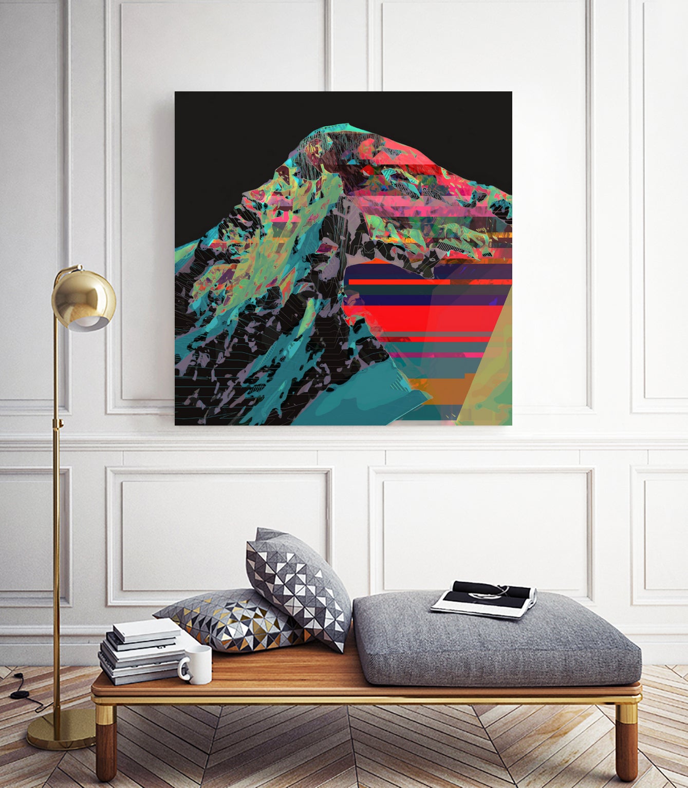 Working On A Dream by Jamison Gish on GIANT ART - blue digital painting