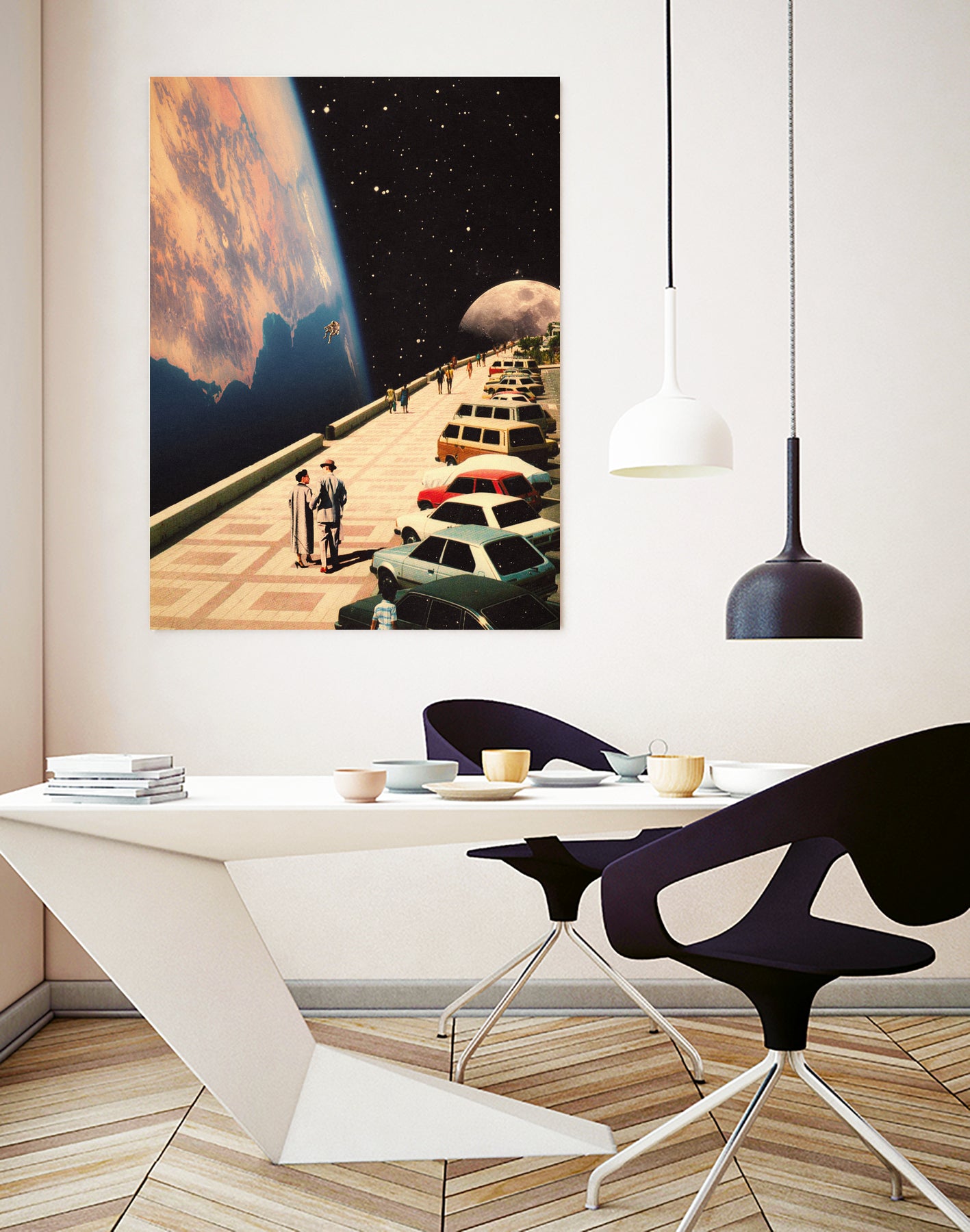 Space Promenade by Jonas Haeg on GIANT ART - black digital painting