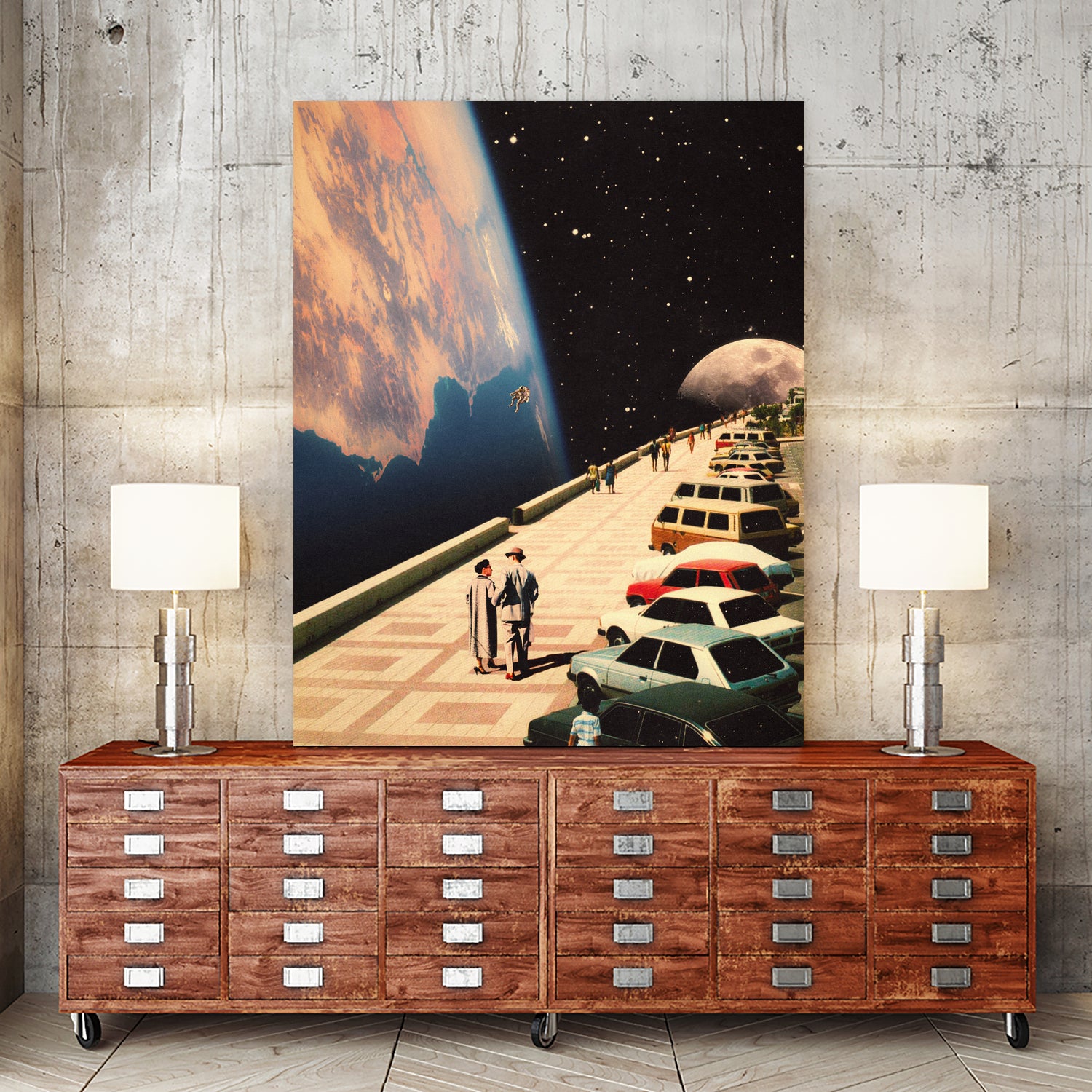 Space Promenade by Jonas Haeg on GIANT ART - black digital painting