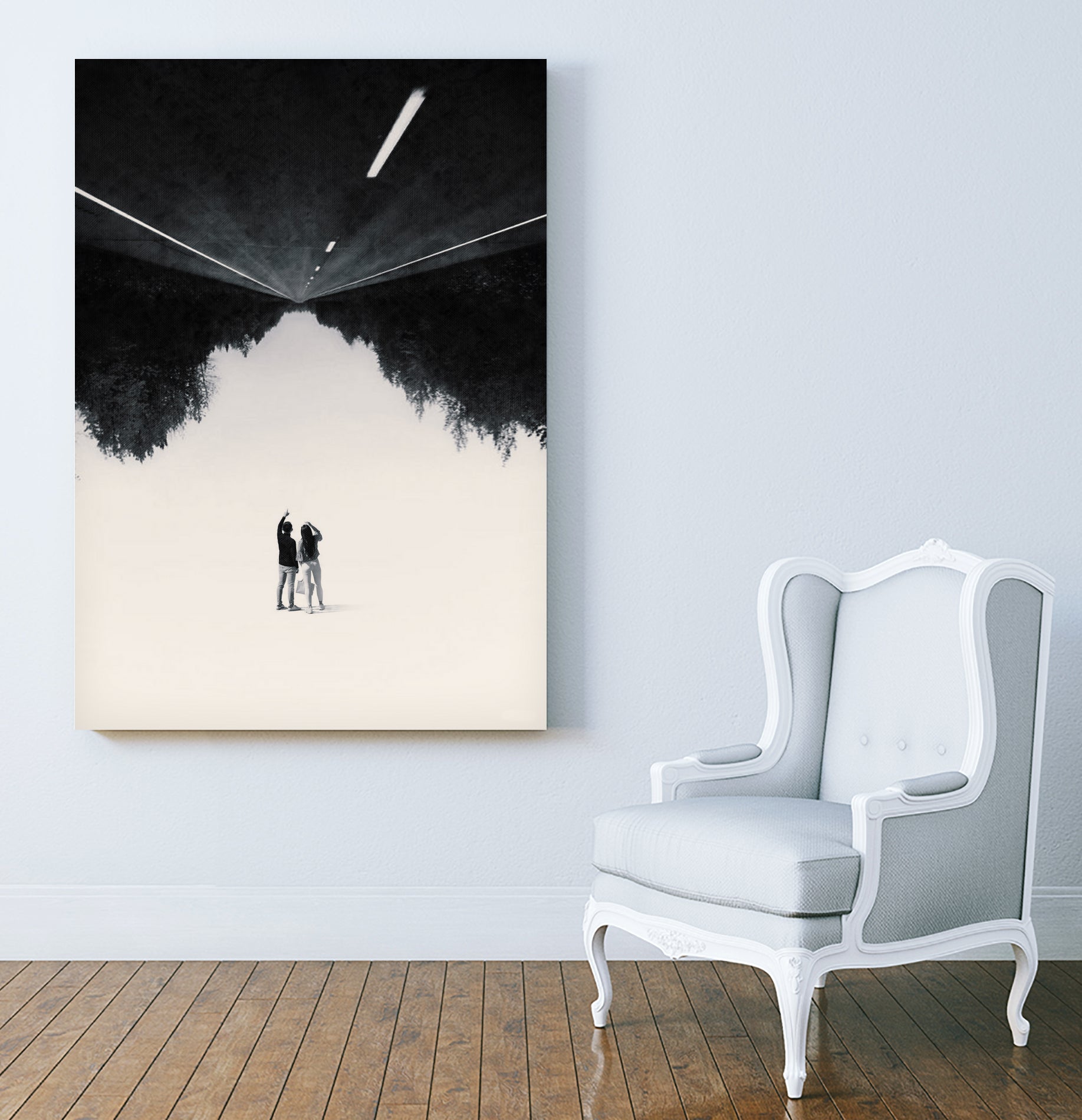 Upside Down World by Menelaos Trompoukis on GIANT ART - gray photo manipulation