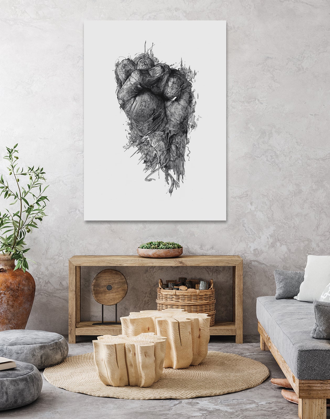 Only the Brave by Krzysztof Domaradzki on GIANT ART - gray digital drawing