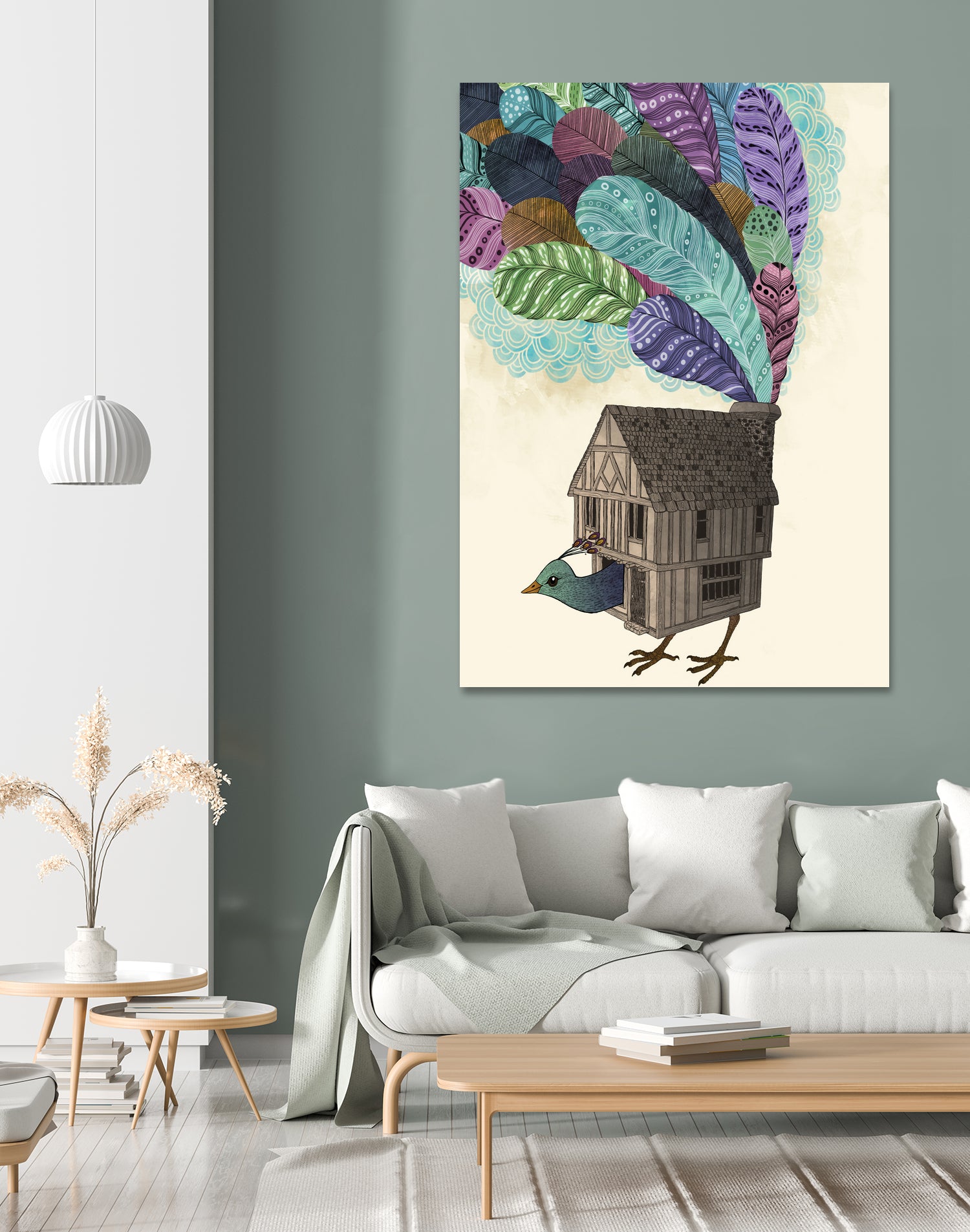 TheBirdhouse by Laura Graves on GIANT ART - blue digital drawing