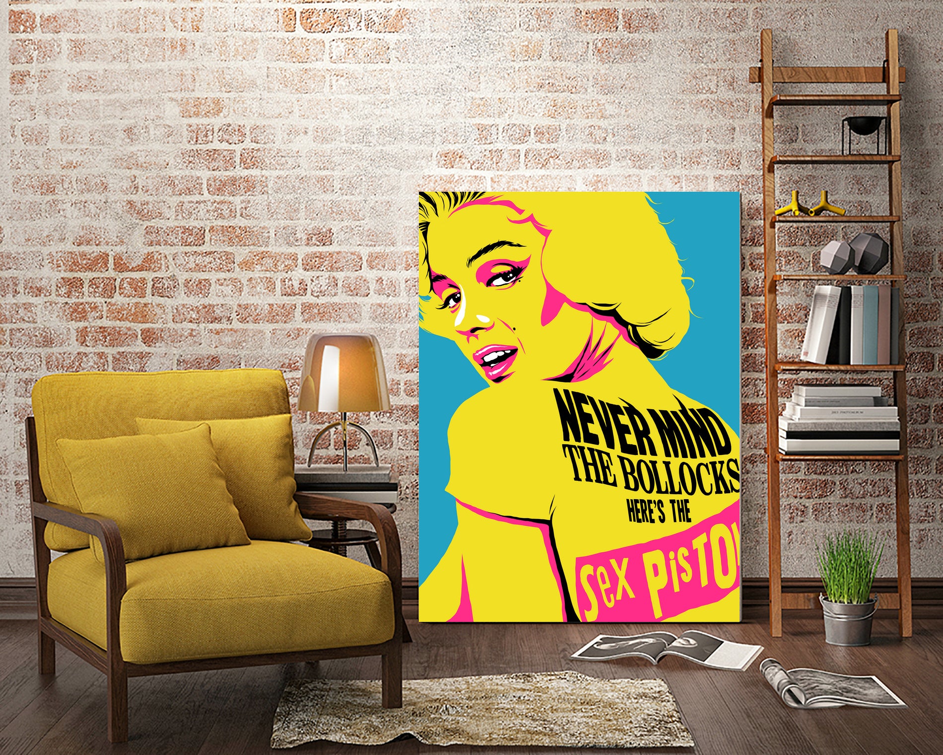 Pin-Up Pistol by Bily Mariano da Luz on GIANT ART - yellow digital drawing