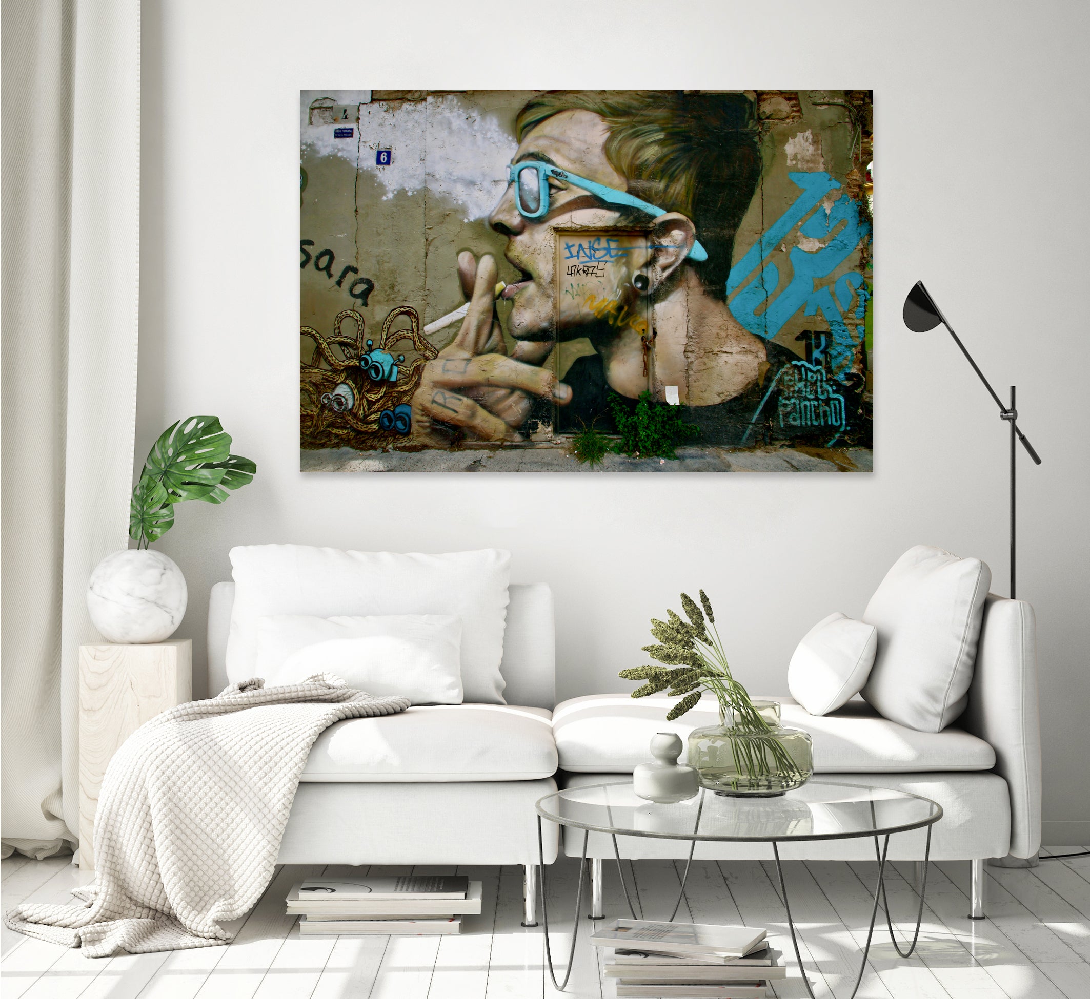 Fumador by Luke Robertson on GIANT ART - blue photo manipulation