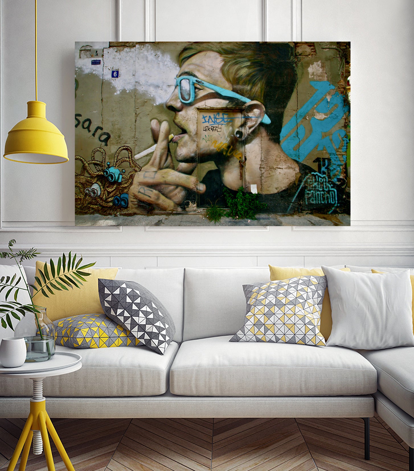 Fumador by Luke Robertson on GIANT ART - blue photo manipulation