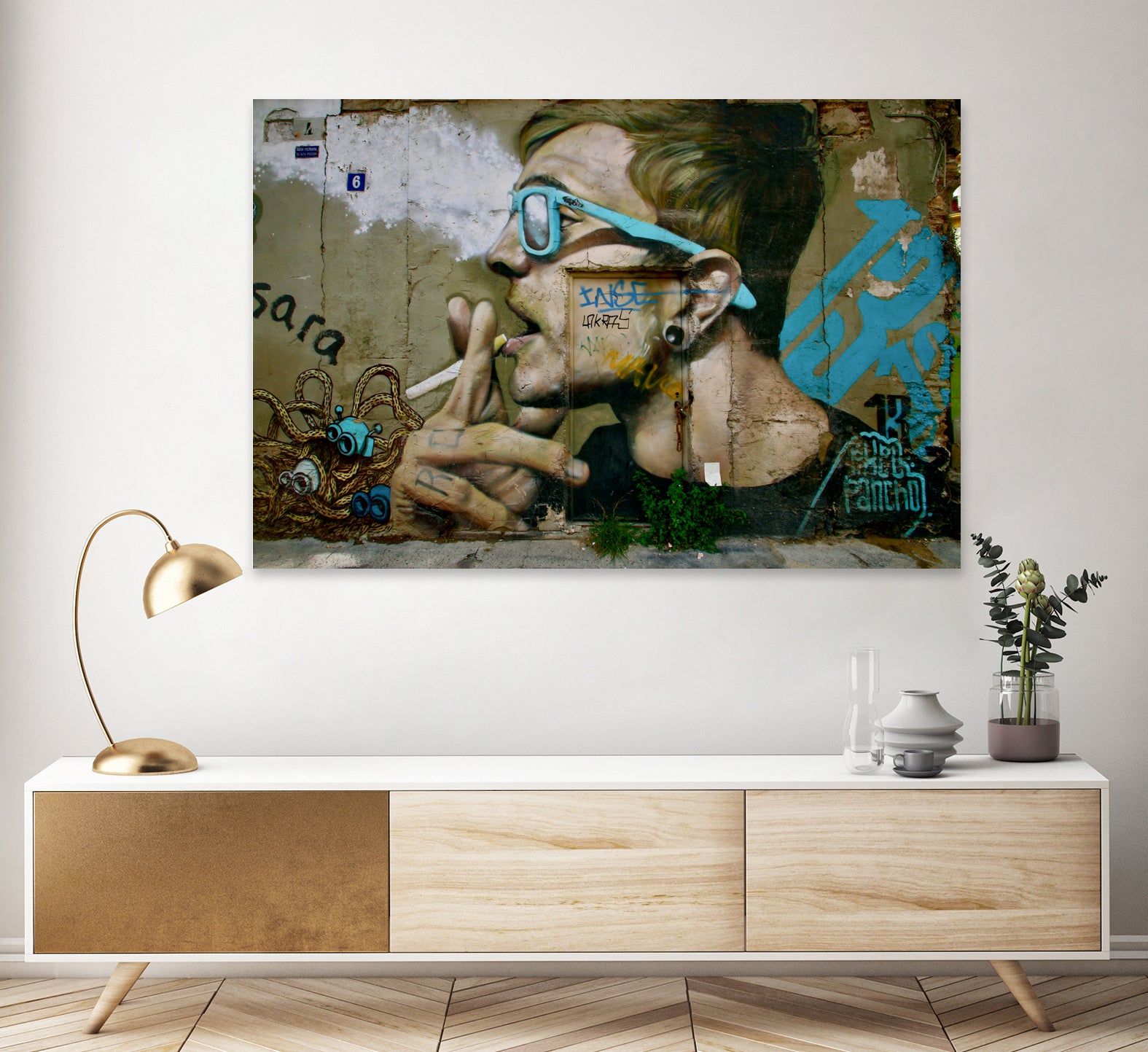 Fumador by Luke Robertson on GIANT ART - blue photo manipulation