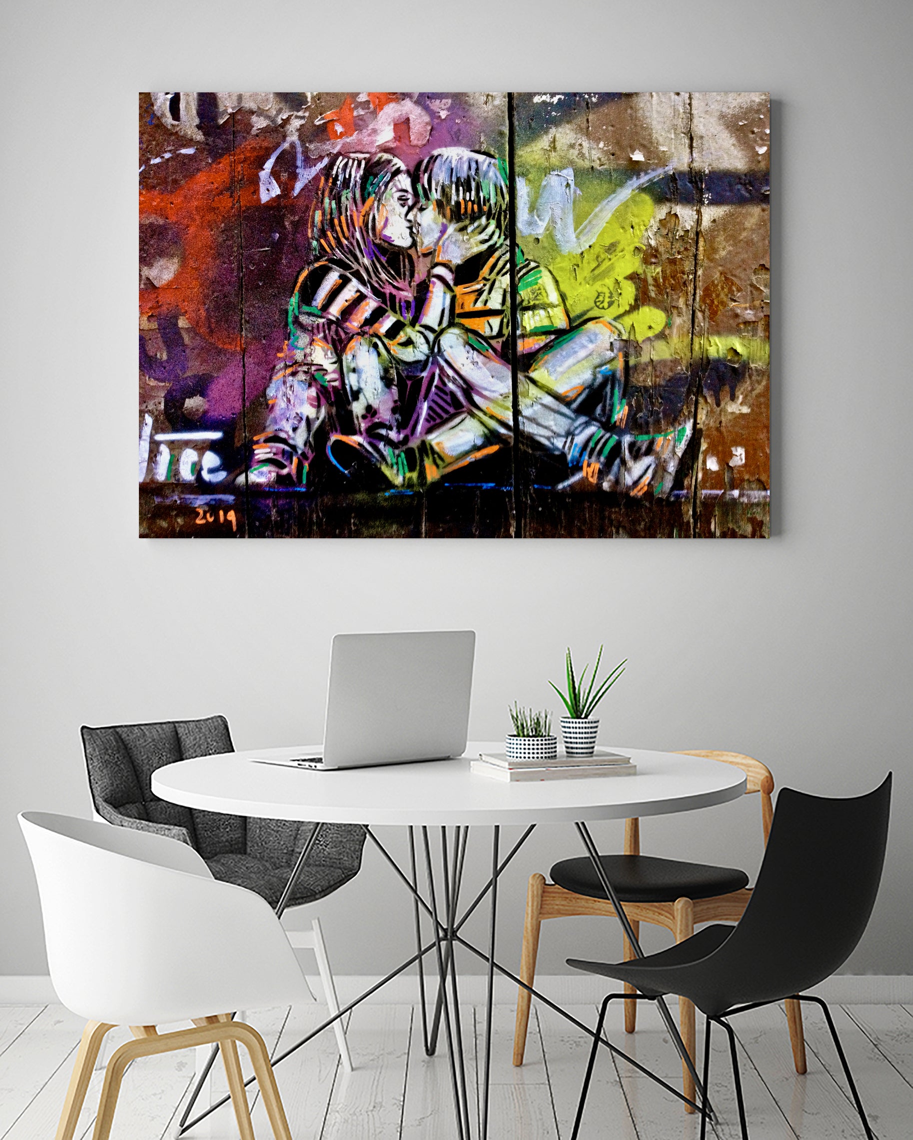 Steal A Kiss by Luke Robertson on GIANT ART - fuchsia photo manipulation