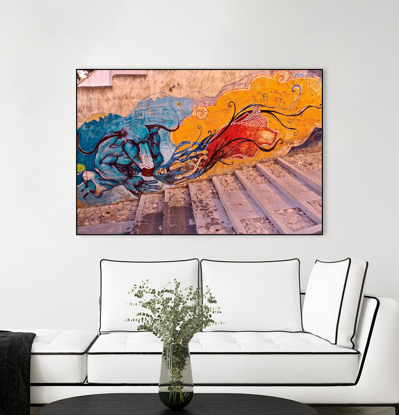 Sueños Del Minotauro by Luke Robertson on GIANT ART - blue photo manipulation