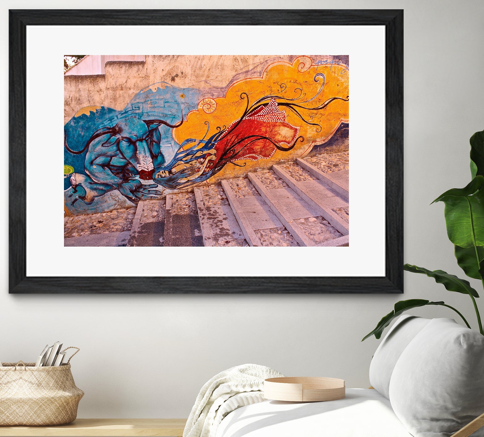 Sueños Del Minotauro by Luke Robertson on GIANT ART - blue photo manipulation