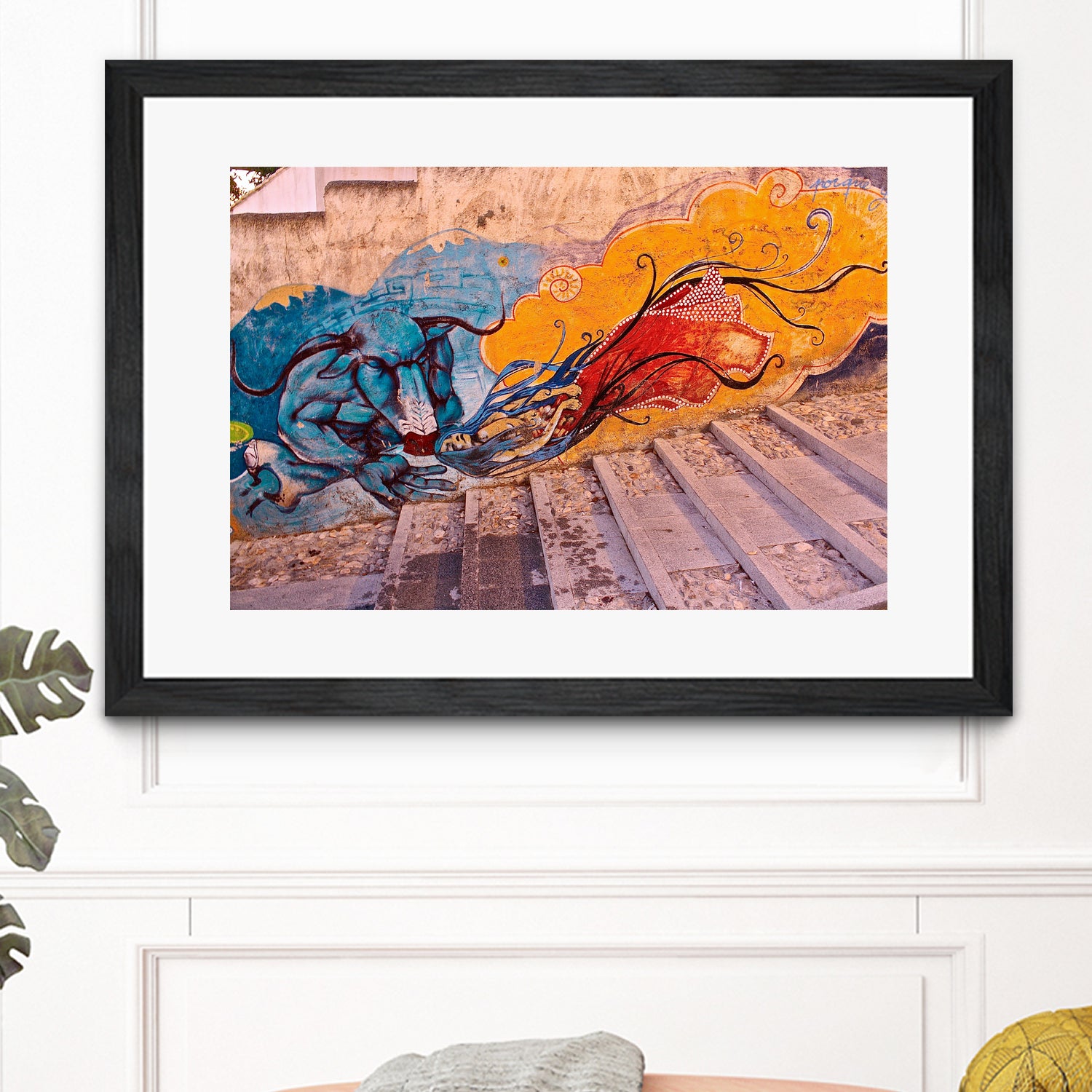 Sueños Del Minotauro by Luke Robertson on GIANT ART - blue photo manipulation