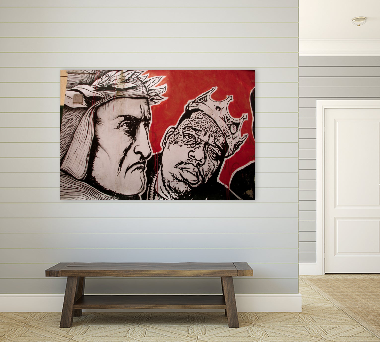 Biggie by Luke Robertson on GIANT ART - red photo manipulation