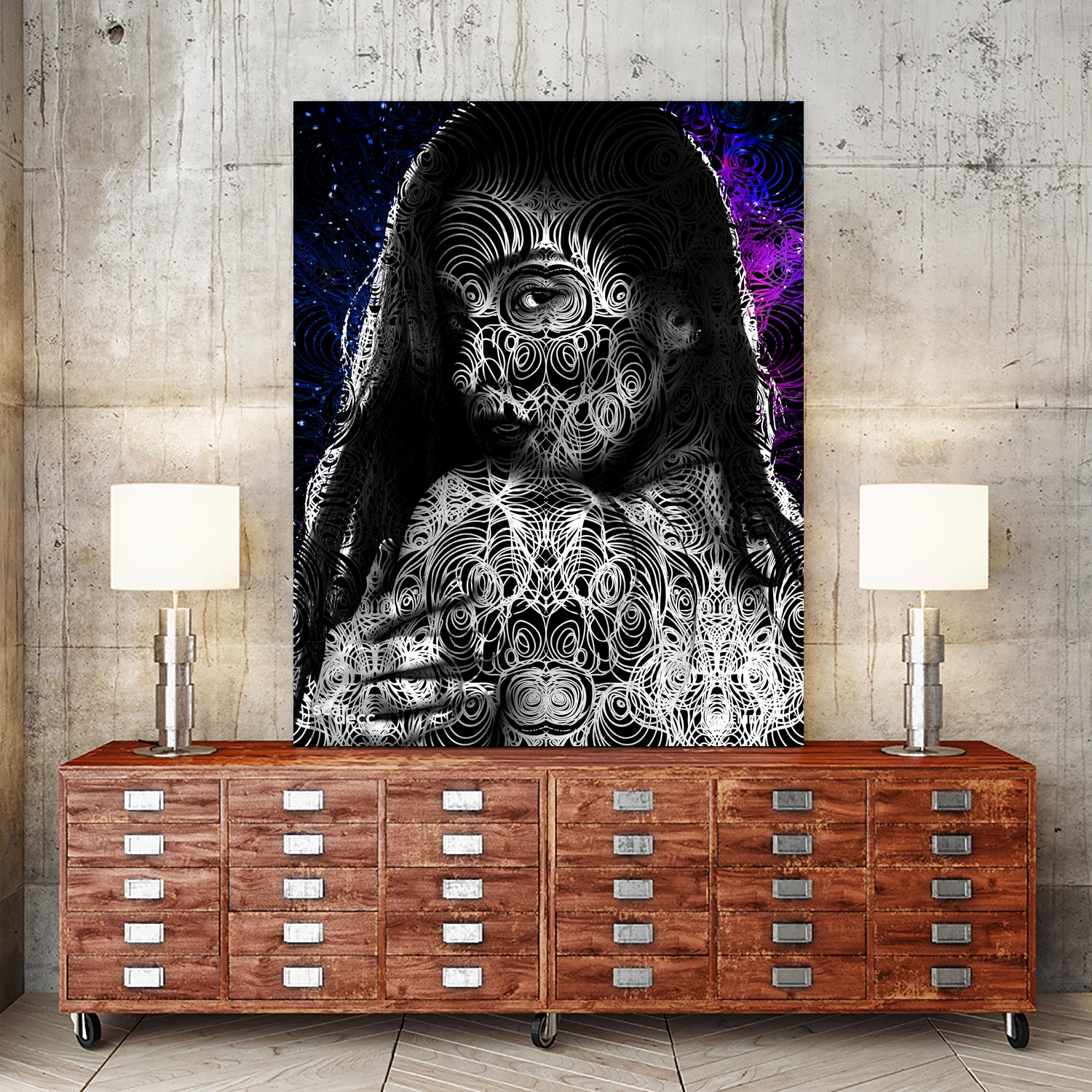 Monarch by Ryan Scardecchio on GIANT ART - fuchsia digital drawing