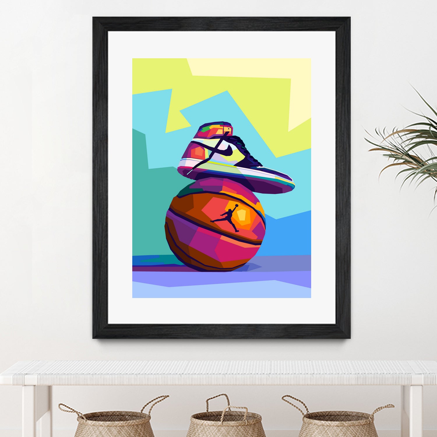 Air Jordan x Basketball by Noval Purnama on GIANT ART - white vector illustration