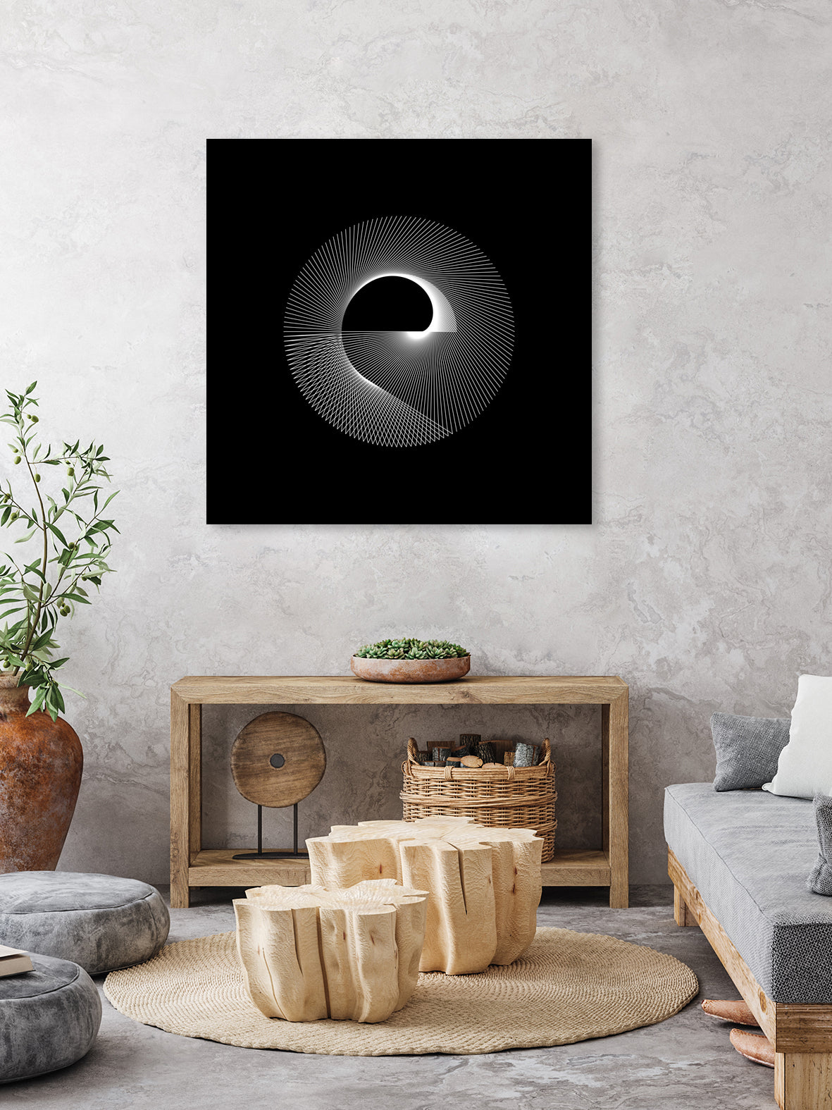 Variations on a Cardioid Theme 243 by Iustina Istrati on GIANT ART - black digital drawing