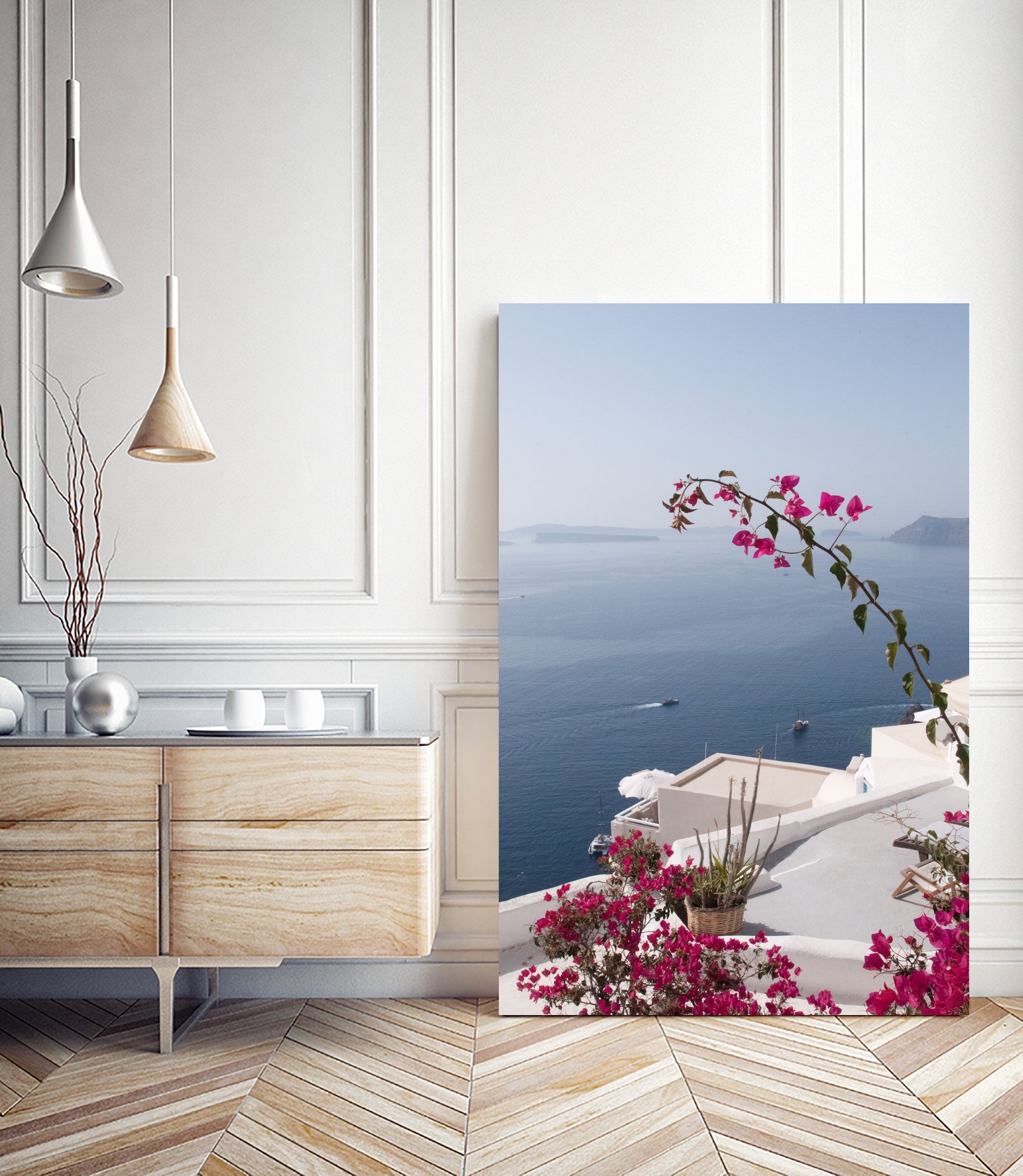 Santorini Oia #1 #wall #art by Anita & Bella Jantz on GIANT ART - blue photo manipulation