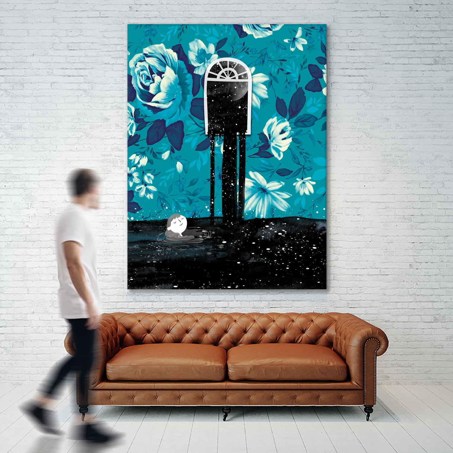 Nigh tSwim by Holly Hatam on GIANT ART - blue digital painting