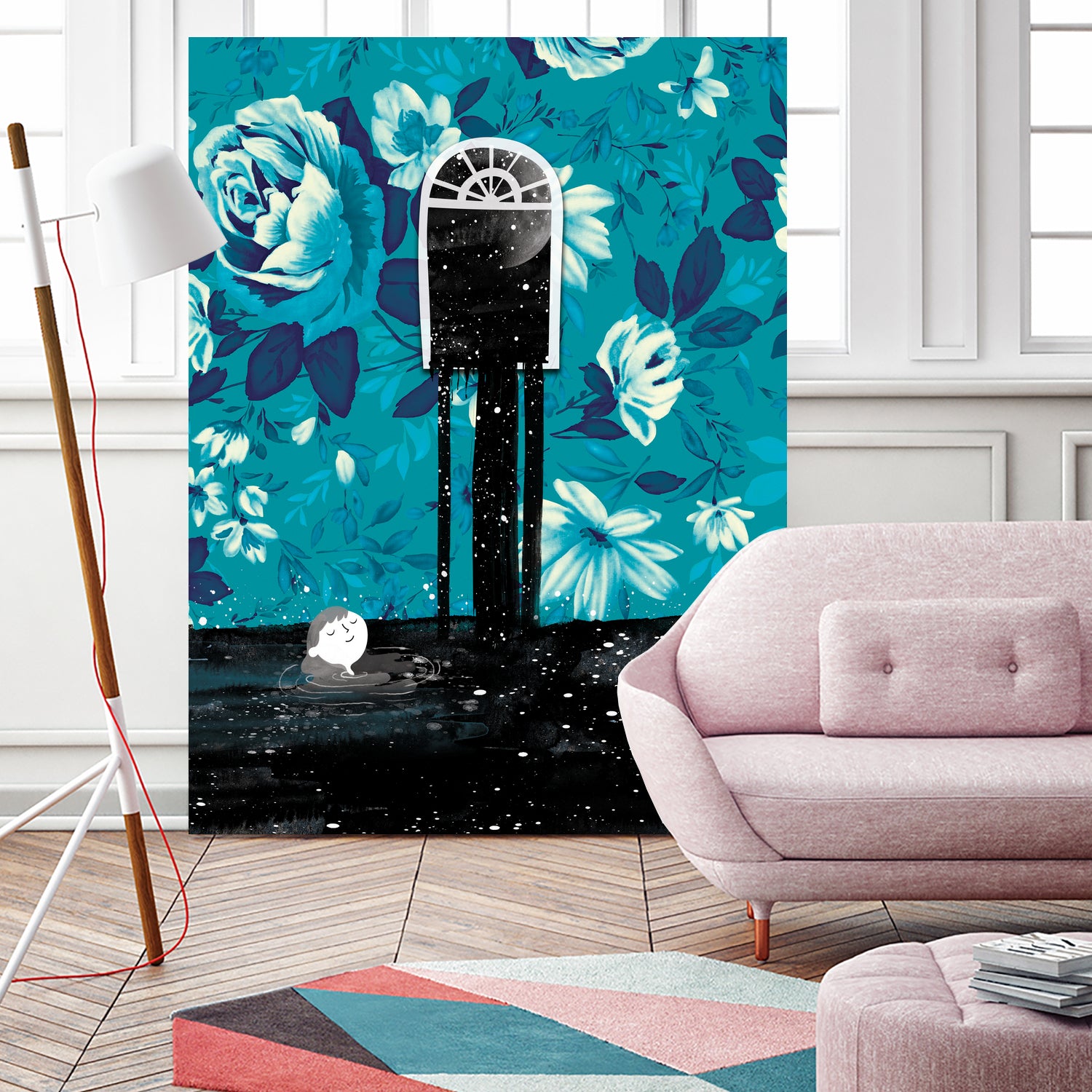 Nigh tSwim by Holly Hatam on GIANT ART - blue digital painting