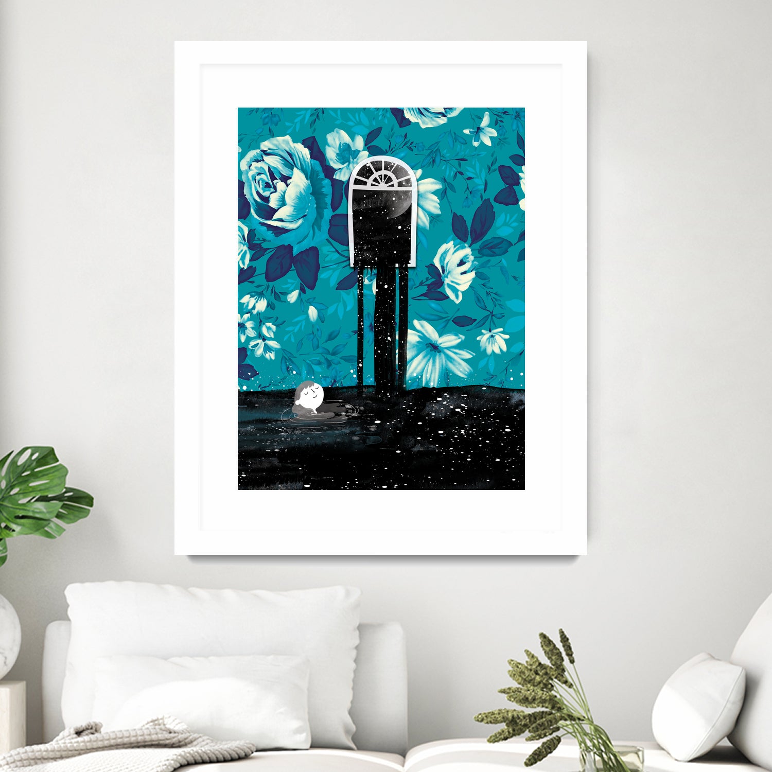 Nigh tSwim by Holly Hatam on GIANT ART - blue digital painting