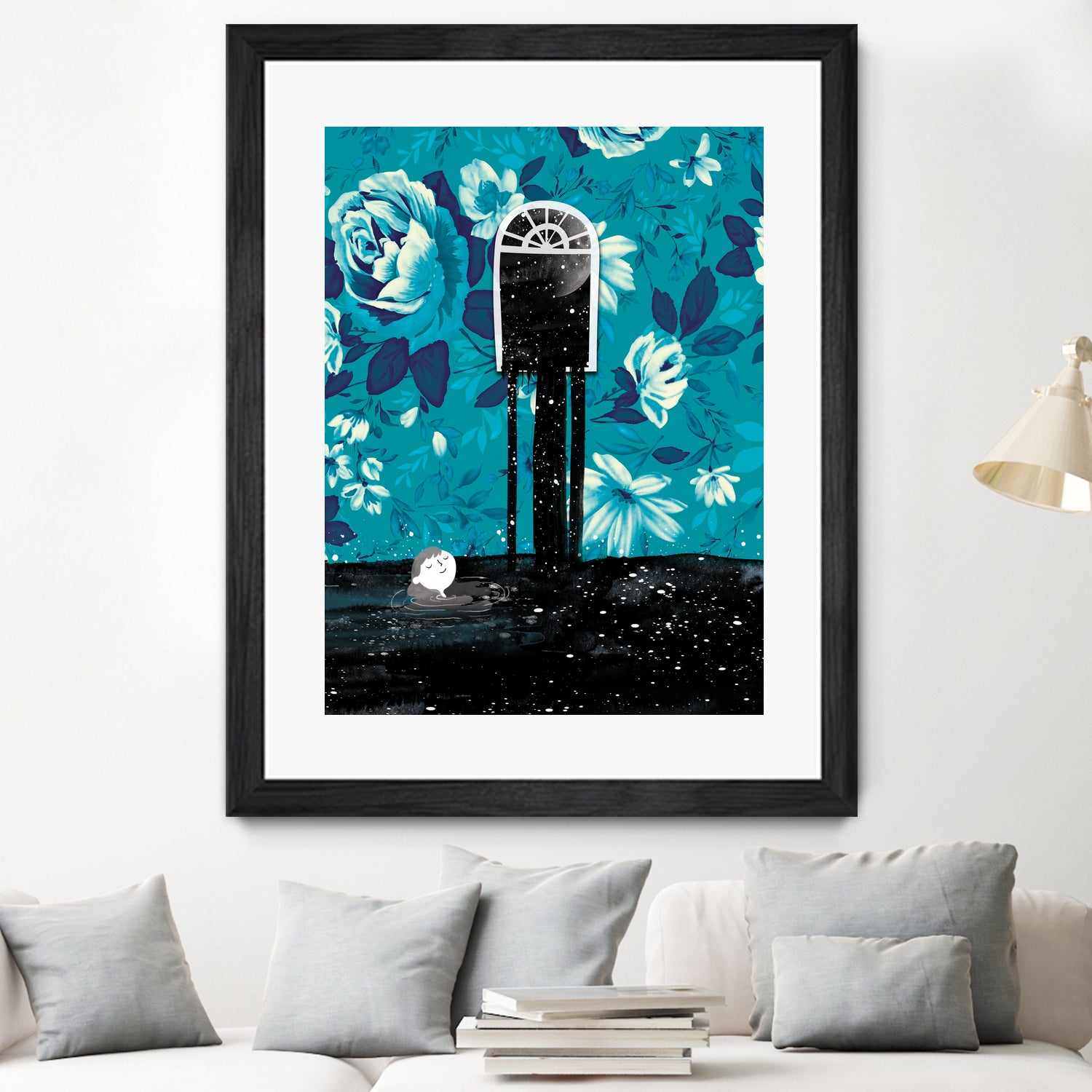 Nigh tSwim by Holly Hatam on GIANT ART - blue digital painting