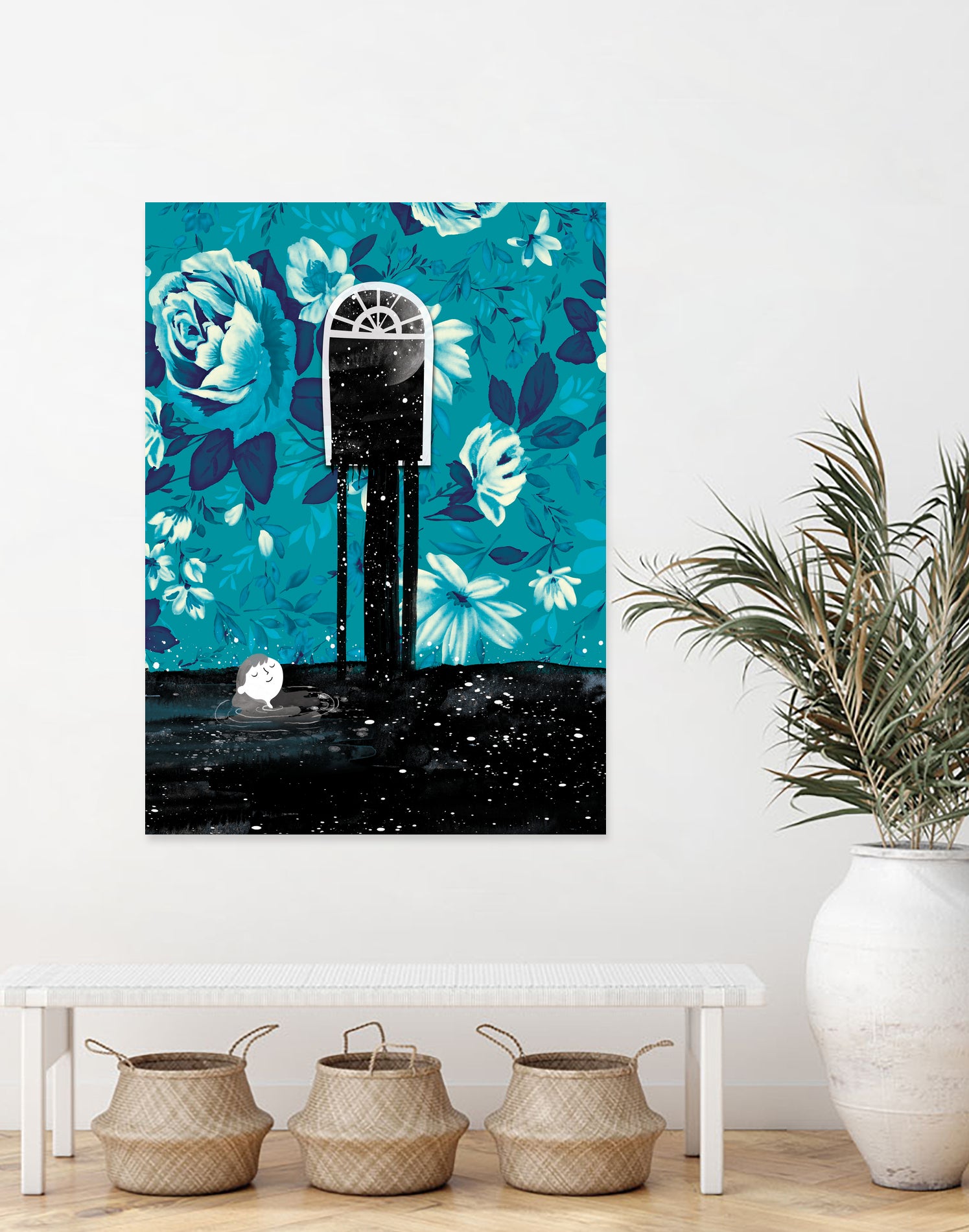 Nigh tSwim by Holly Hatam on GIANT ART - blue digital painting