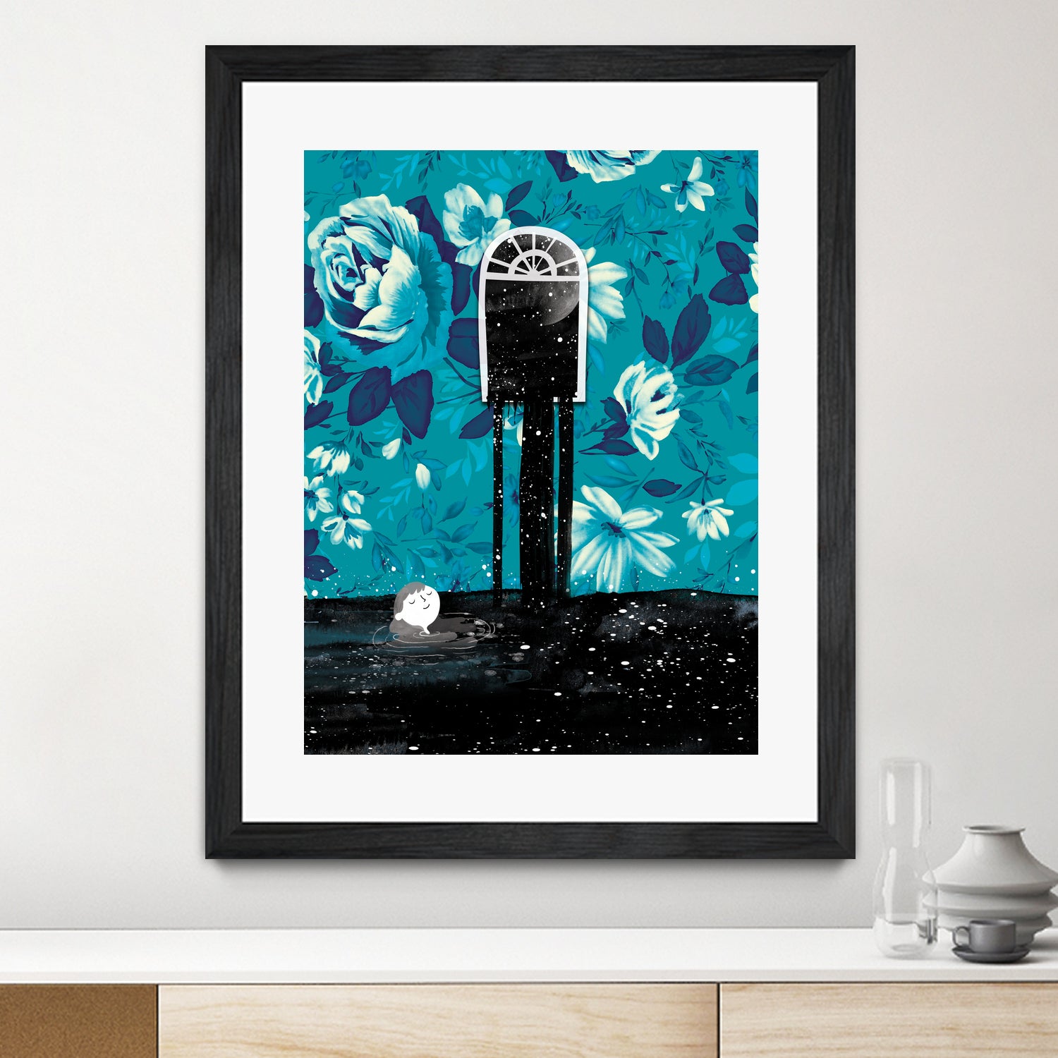 Nigh tSwim by Holly Hatam on GIANT ART - blue digital painting