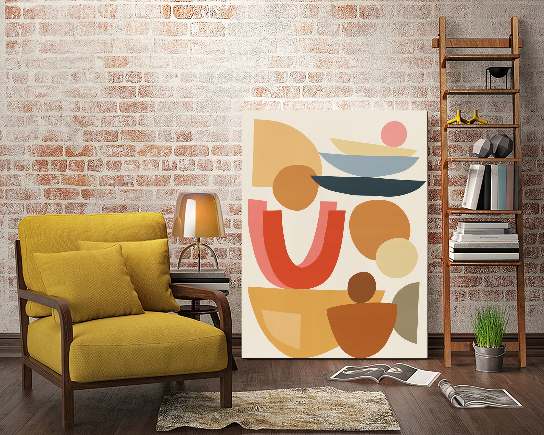 Organic design 15 by Vitor Costa on GIANT ART - orange digital painting