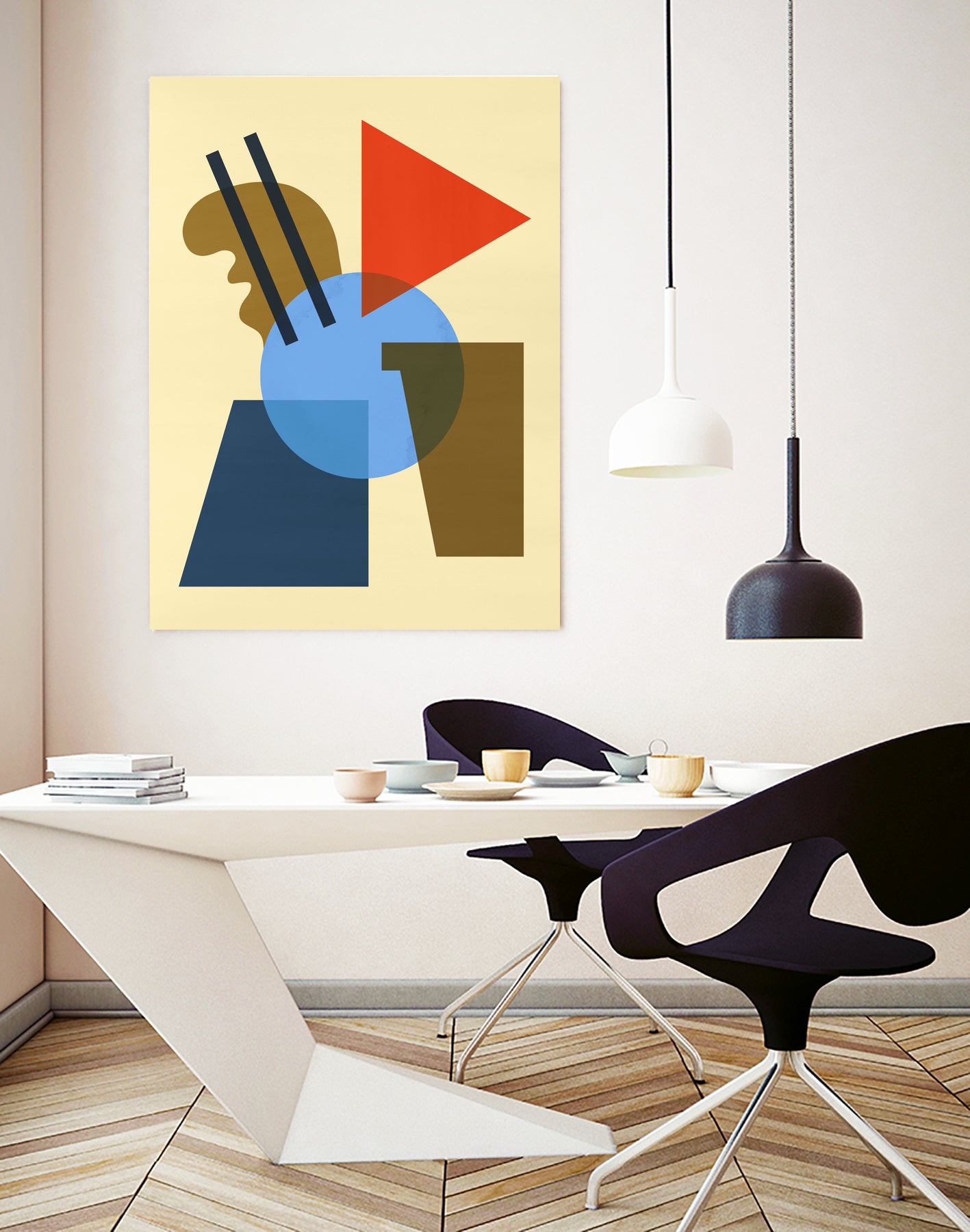 Abstractions A by Vitor Costa on GIANT ART - blue digital painting