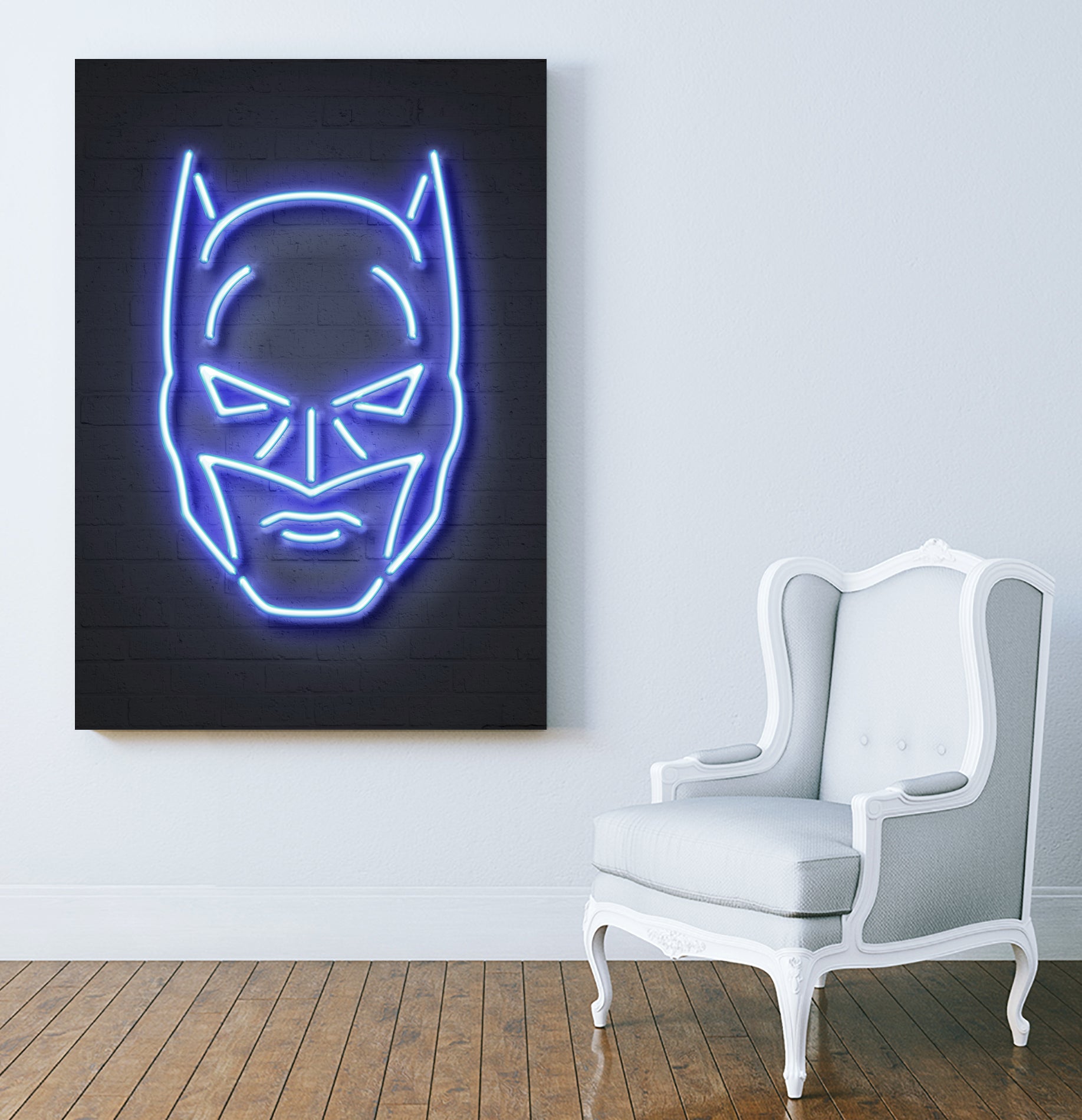 Batman by Octavian Mihai Mielu on GIANT ART - blue 3d art