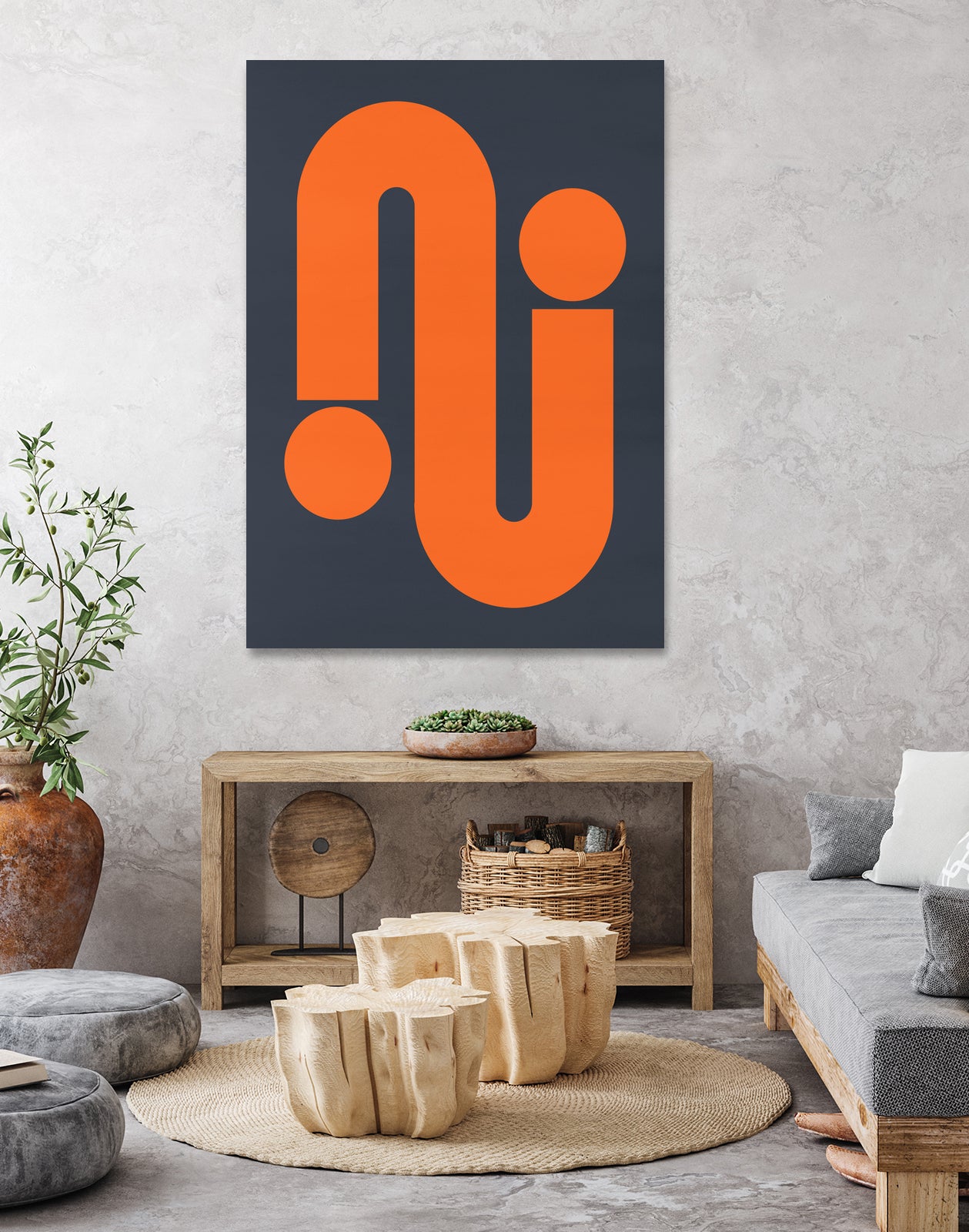 Vibrant shapes C by Vitor Costa on GIANT ART - red digital painting