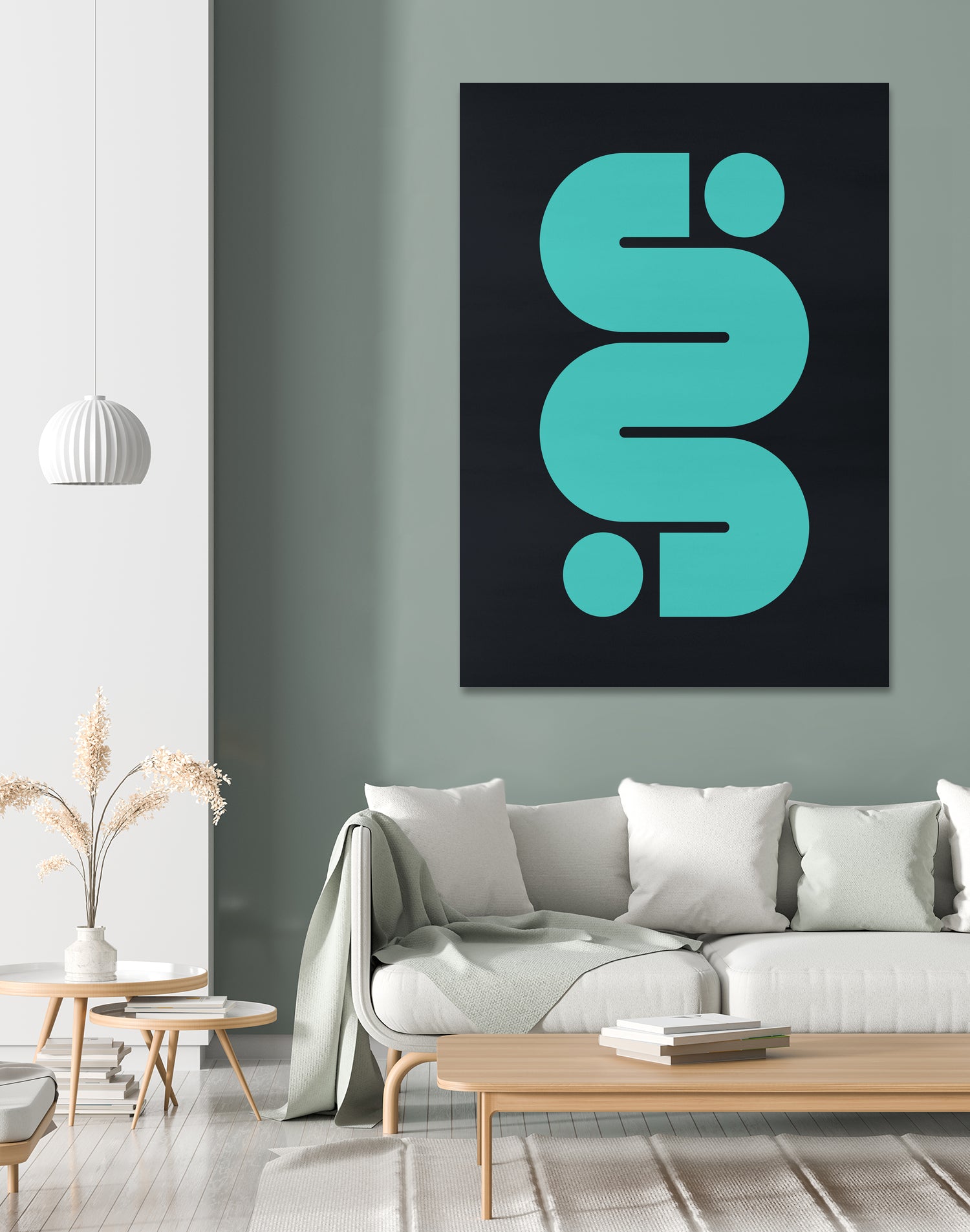 Vibrant shapes H by Vitor Costa on GIANT ART - blue digital painting