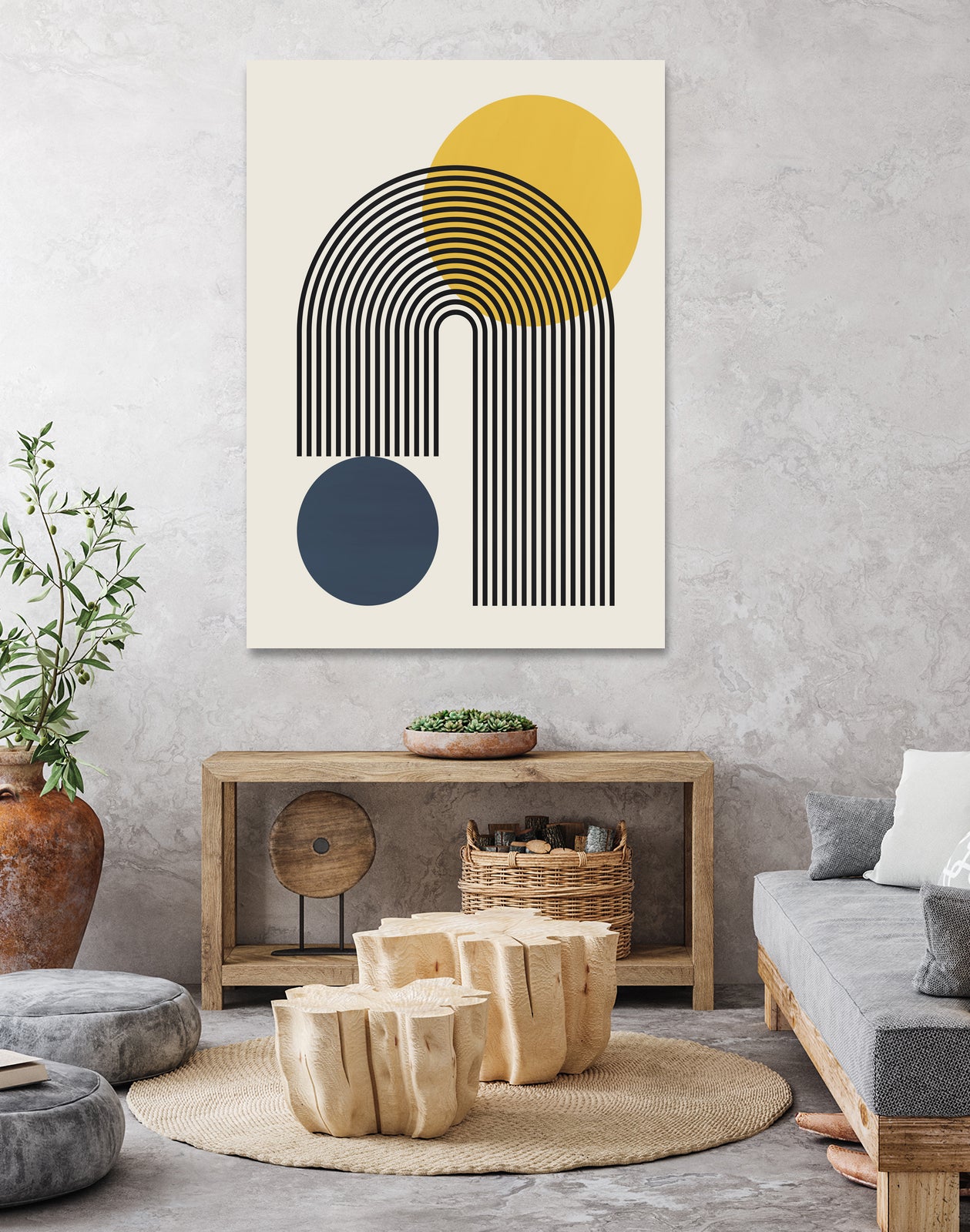 Simplicity XIII by Vitor Costa on GIANT ART - orange digital painting