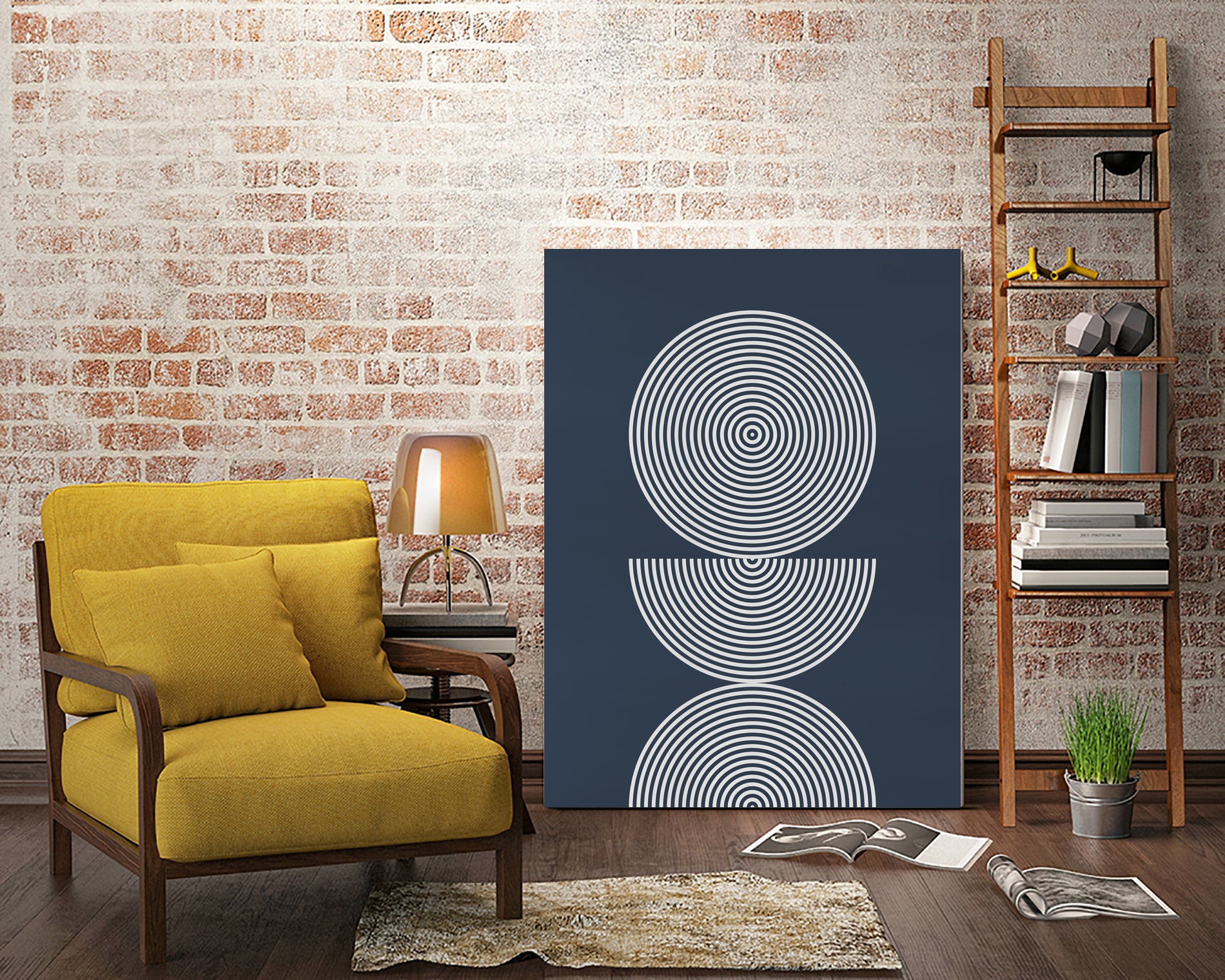 Simplicity XVIII by Vitor Costa on GIANT ART - blue digital painting