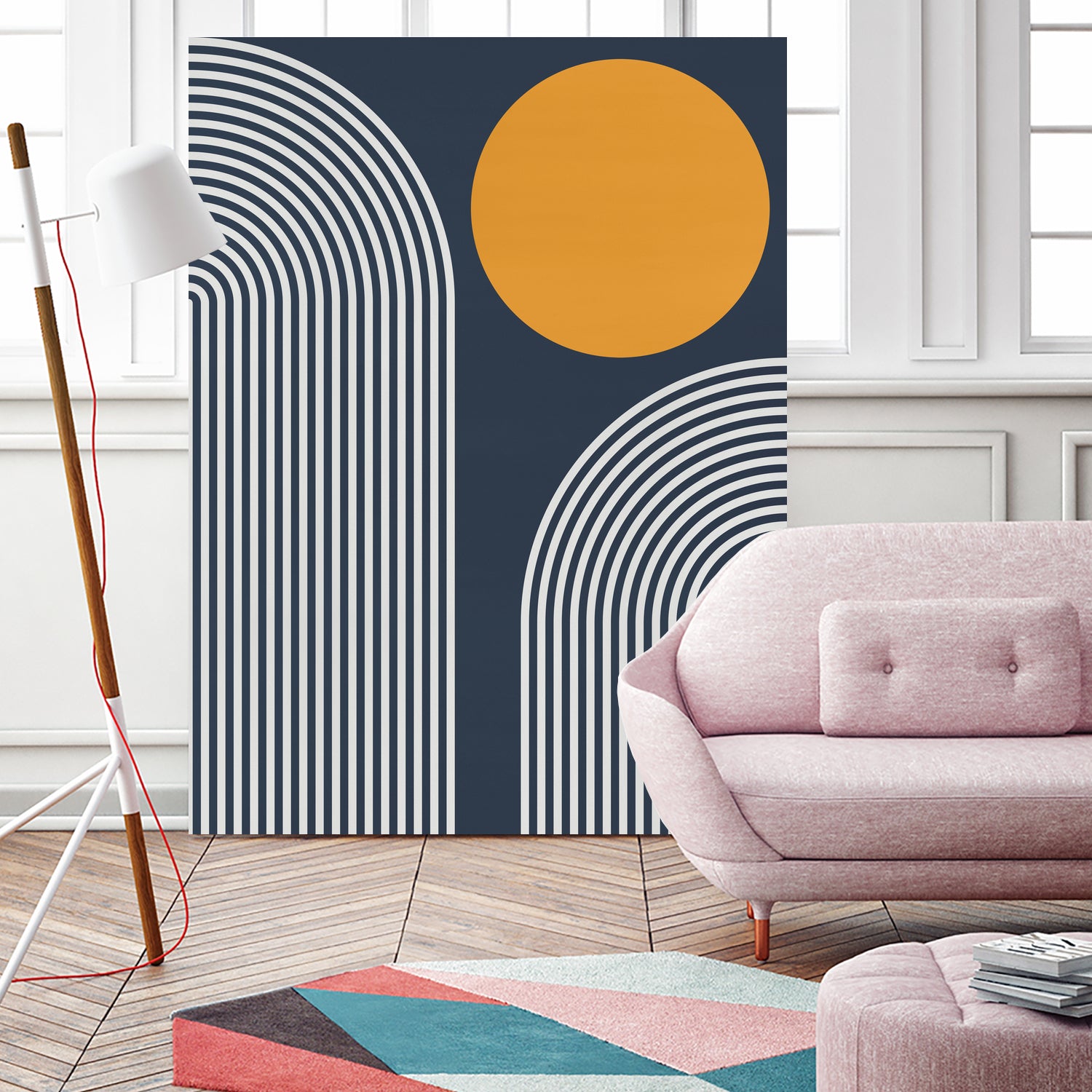 Simplicity XX by Vitor Costa on GIANT ART - orange digital painting