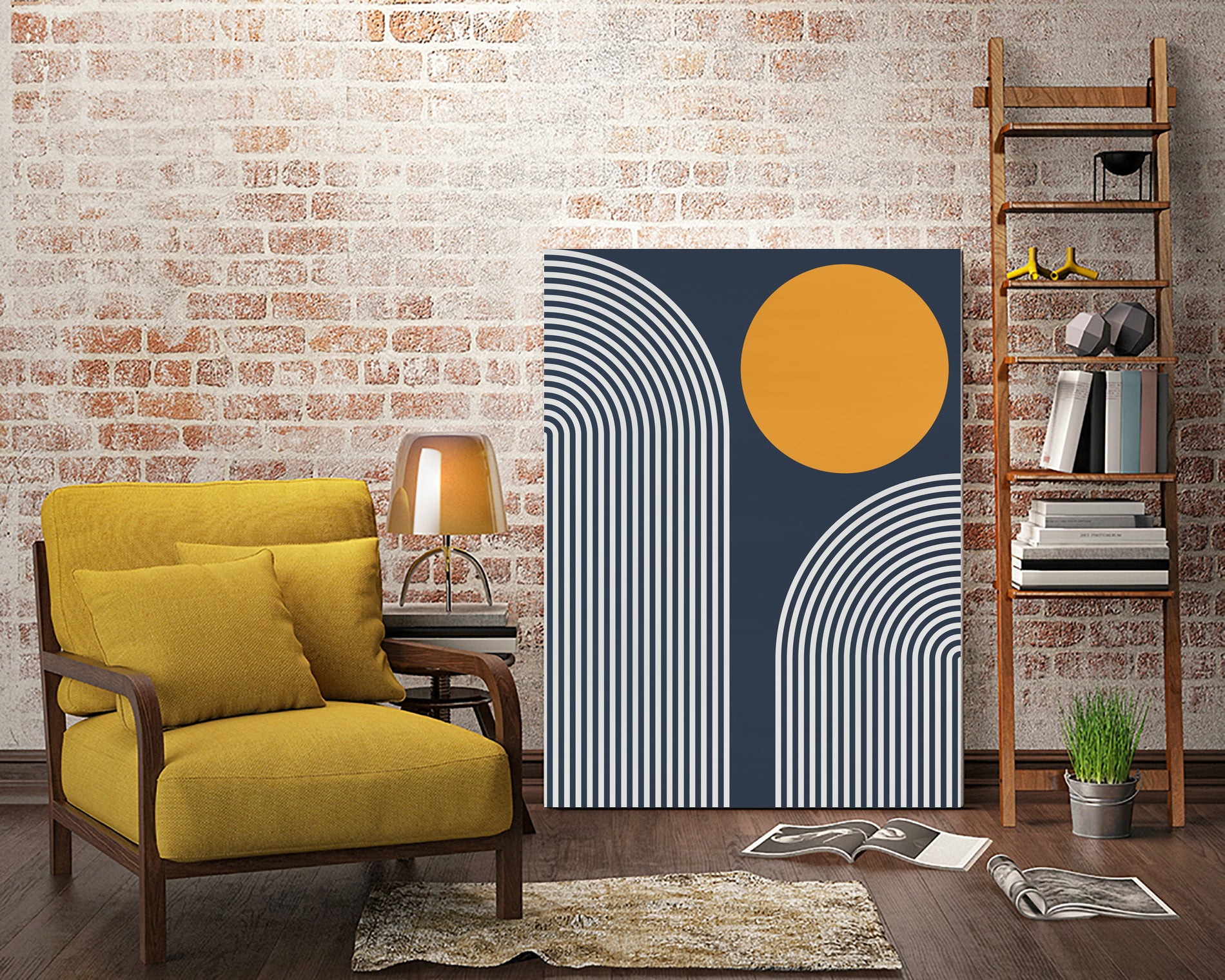Simplicity XX by Vitor Costa on GIANT ART - orange digital painting